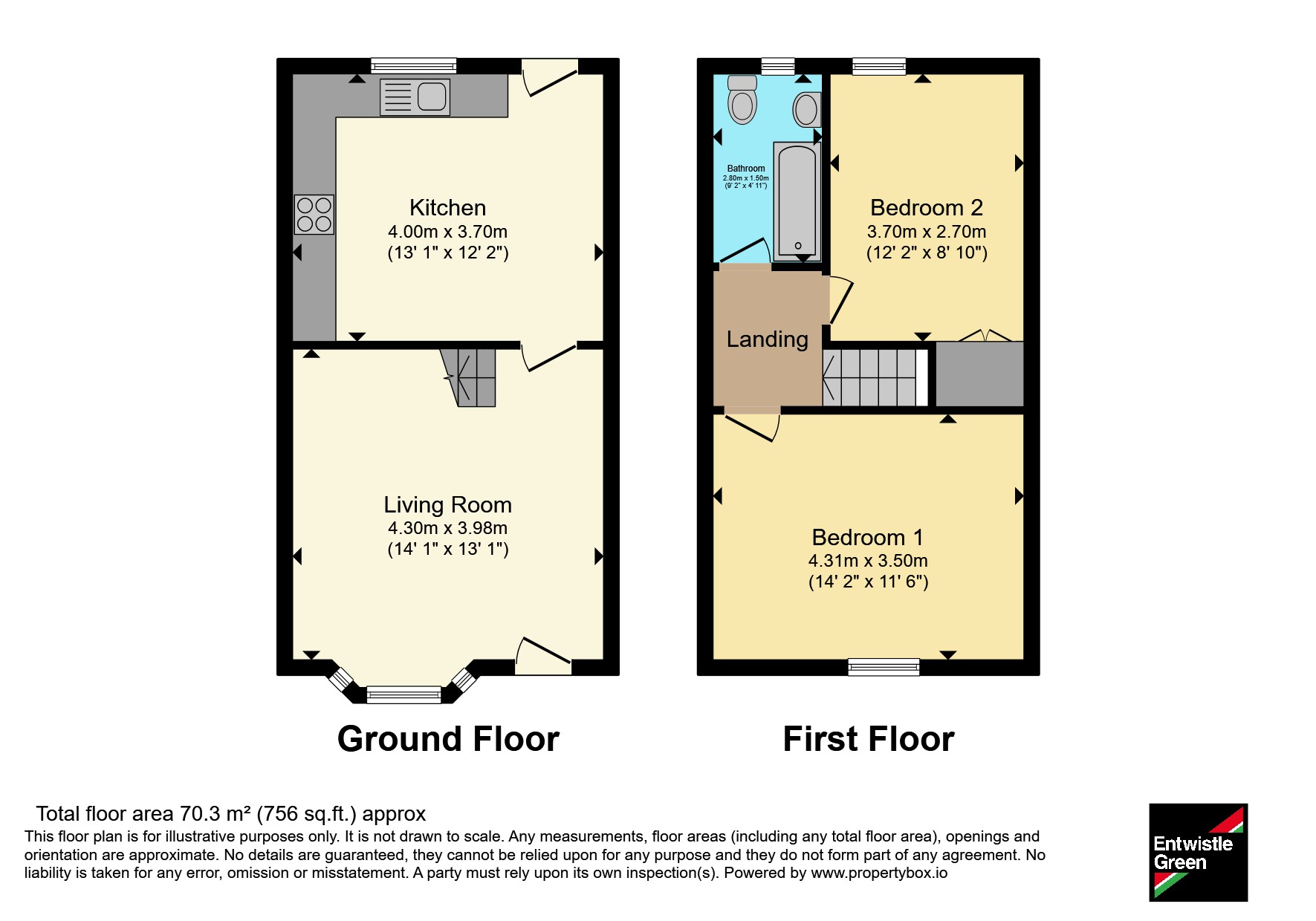 141, Langroyd Road, Lancashire floorplan