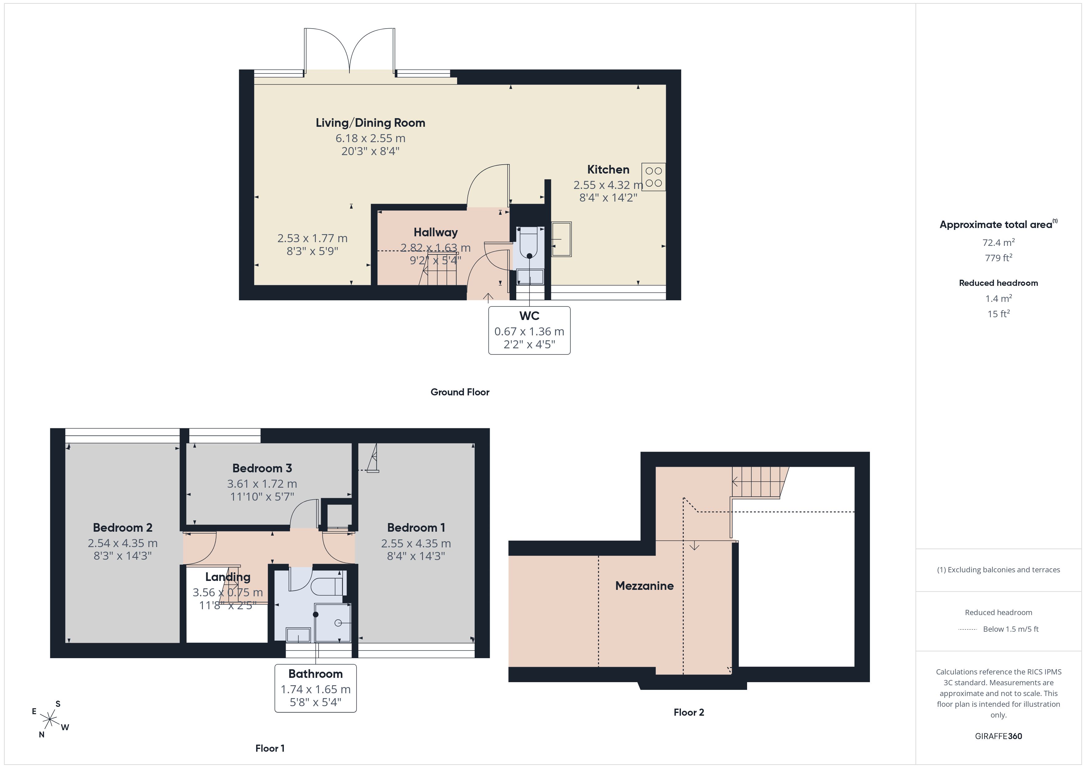 54, Sussex Close, Berkshire floorplan