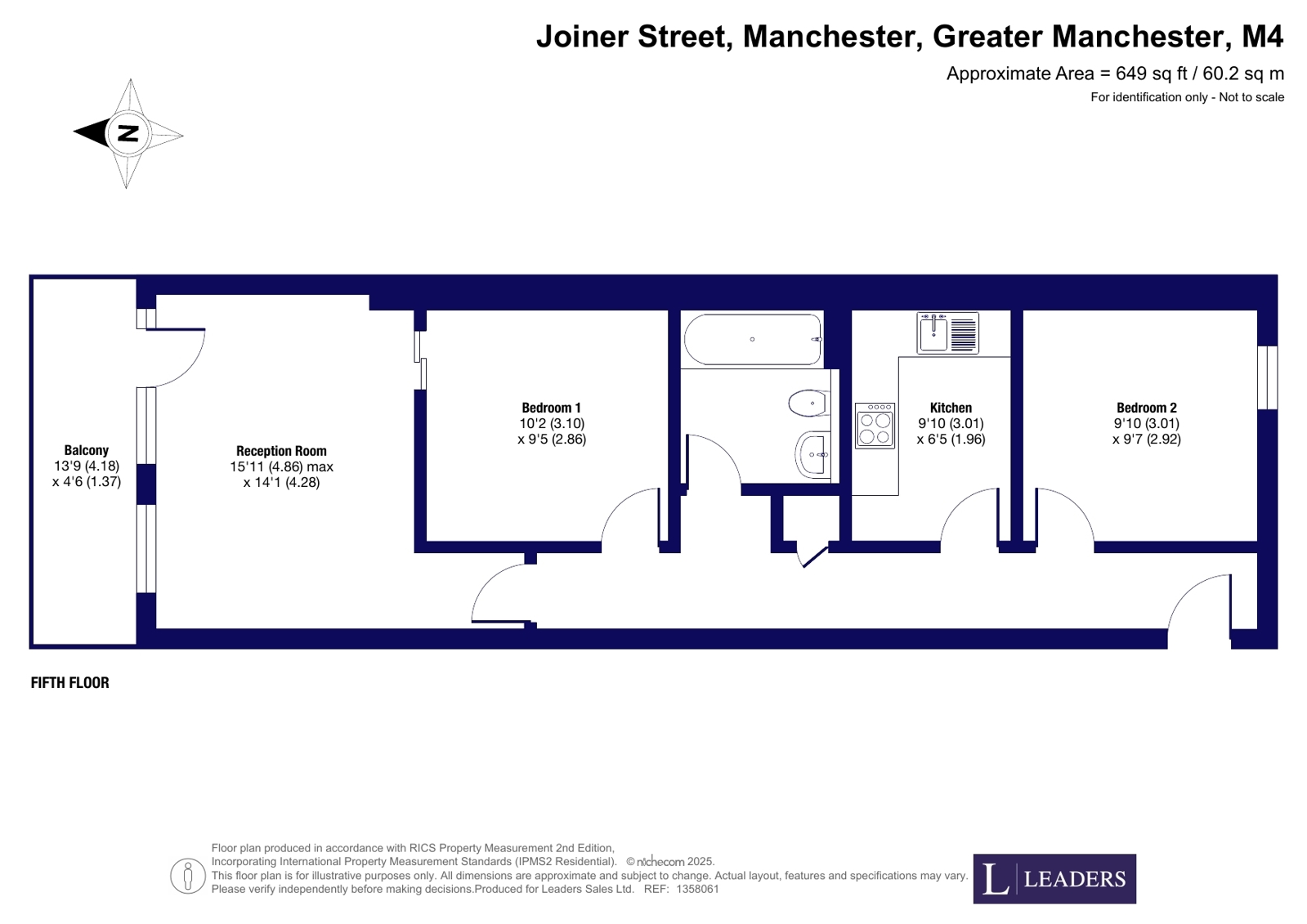 30 Lighthouse, 3, Joiner Street, Greater Manchester floorplan