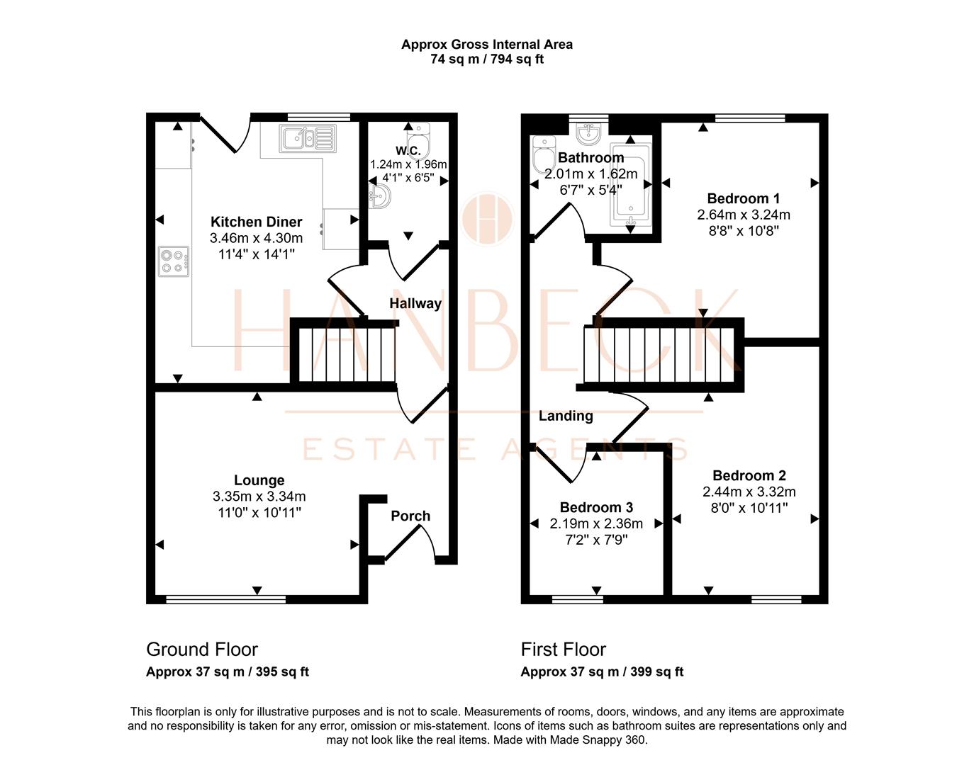 190, Hawthorn Avenue, Hull floorplan