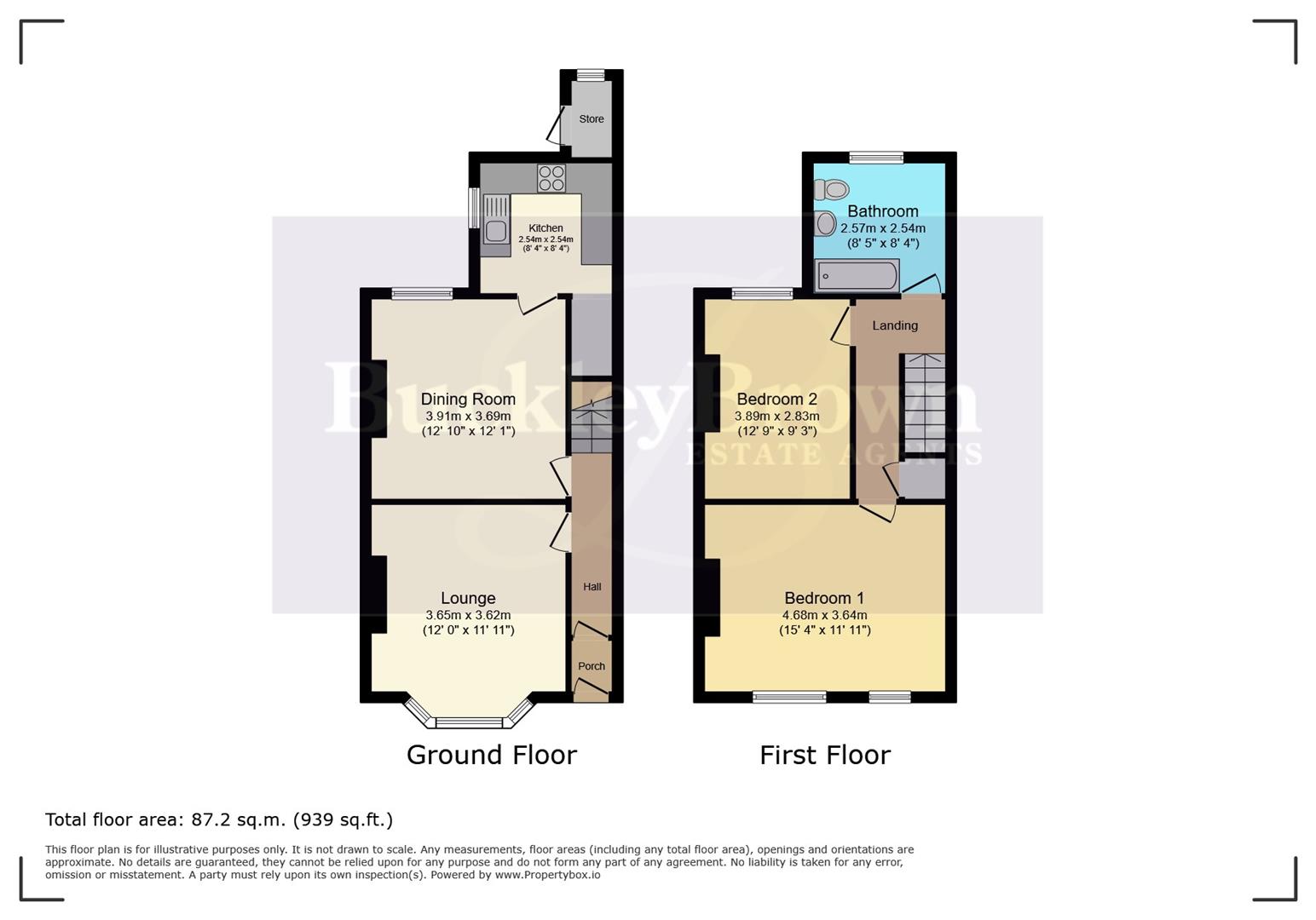 164, Hasland Road, Chesterfield floorplan