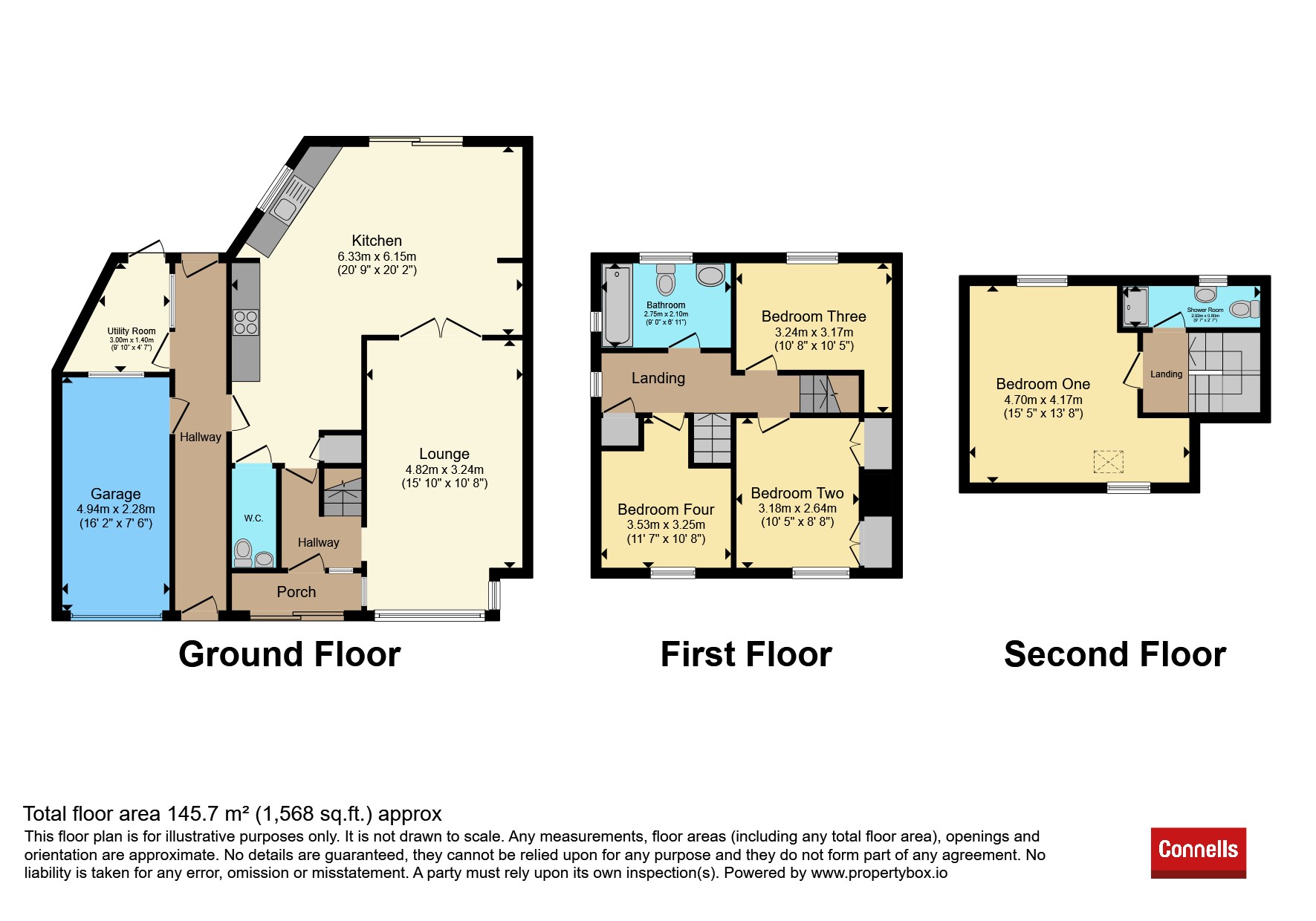 29, Foxcroft, St. Albans floorplan