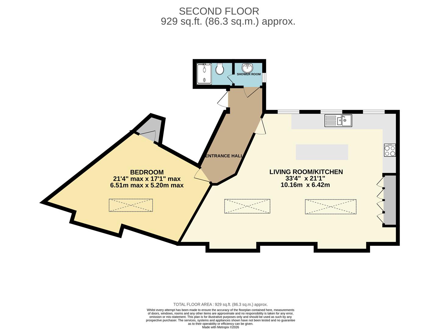 Flat 3, 1, The Square, Sevenoaks floorplan