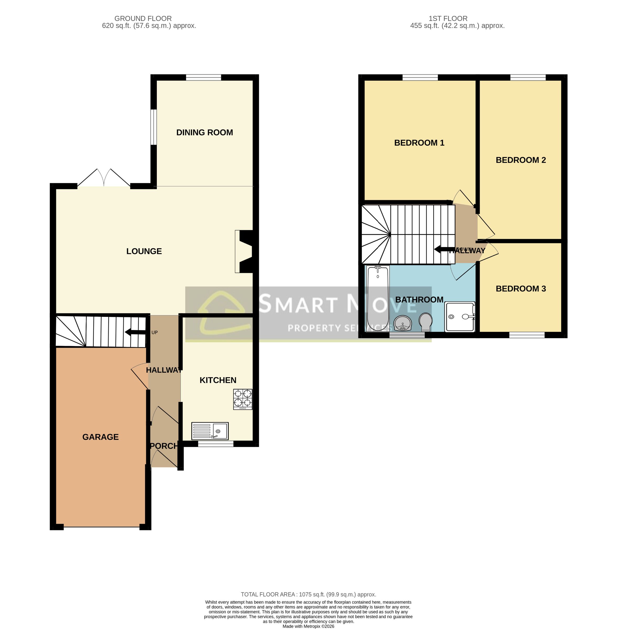 3 Cardinal Way, Rainham floorplan