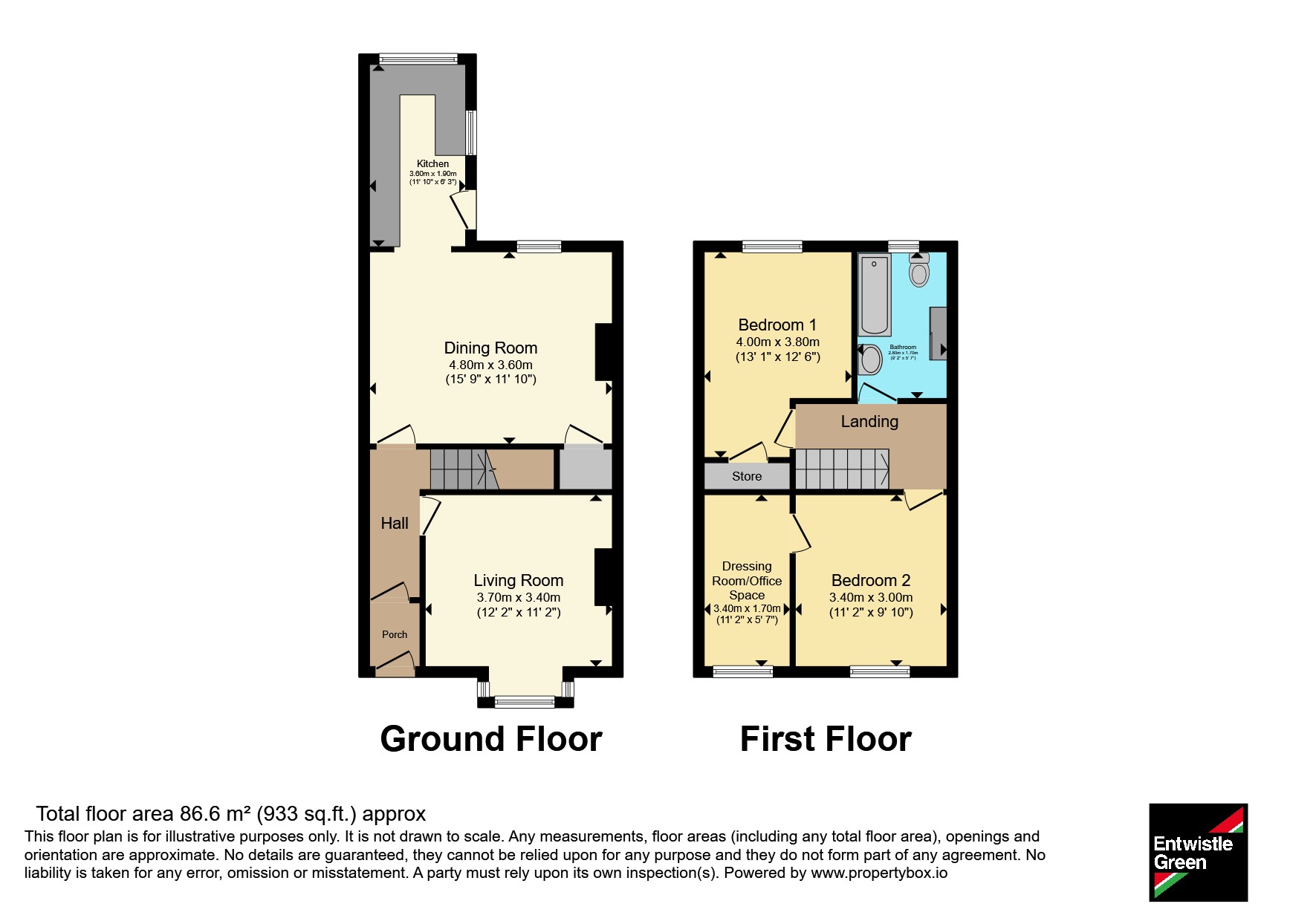 25, Turks Road, Manchester floorplan