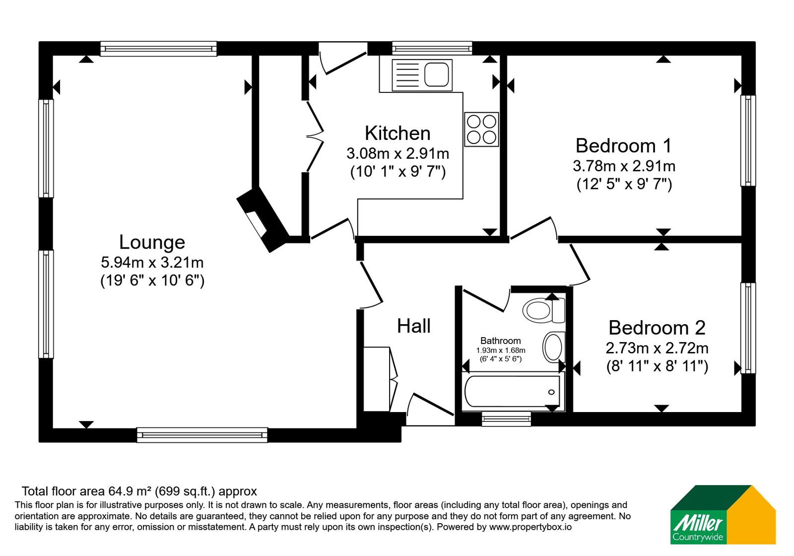 24, Old Rectory Mews, Cornwall floorplan