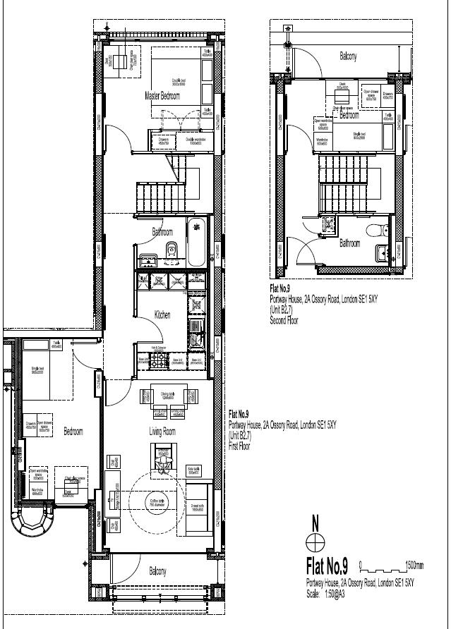 9 Portway House, Old Kent Road, London floorplan