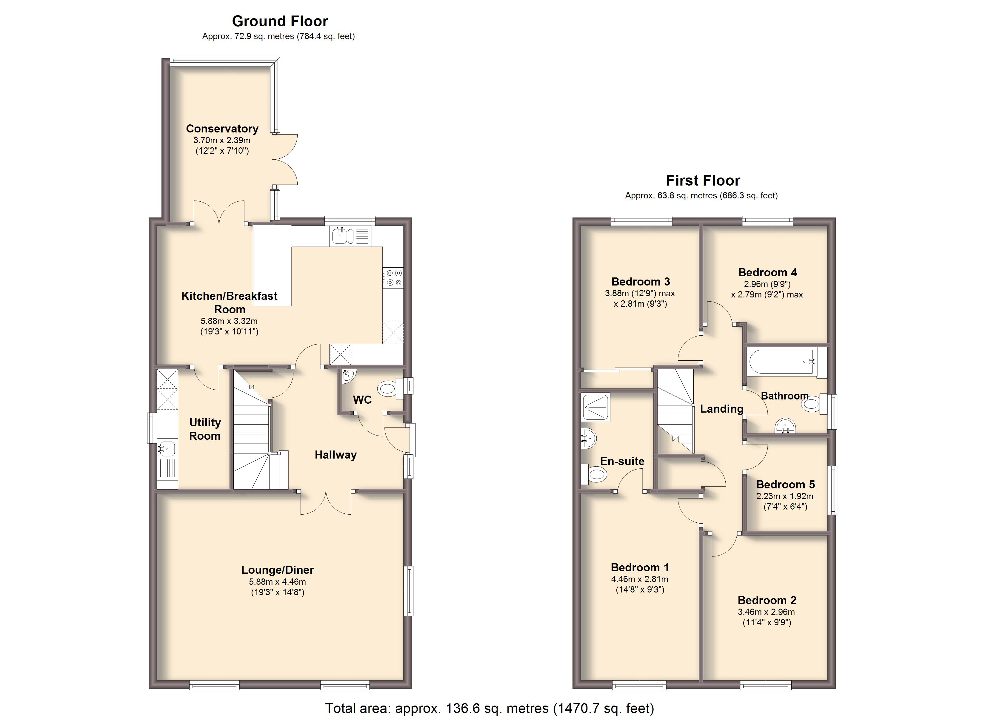 5 Bedrooms Detached house for sale in Bloomery Way, Clay Cross, Chesterfield S45