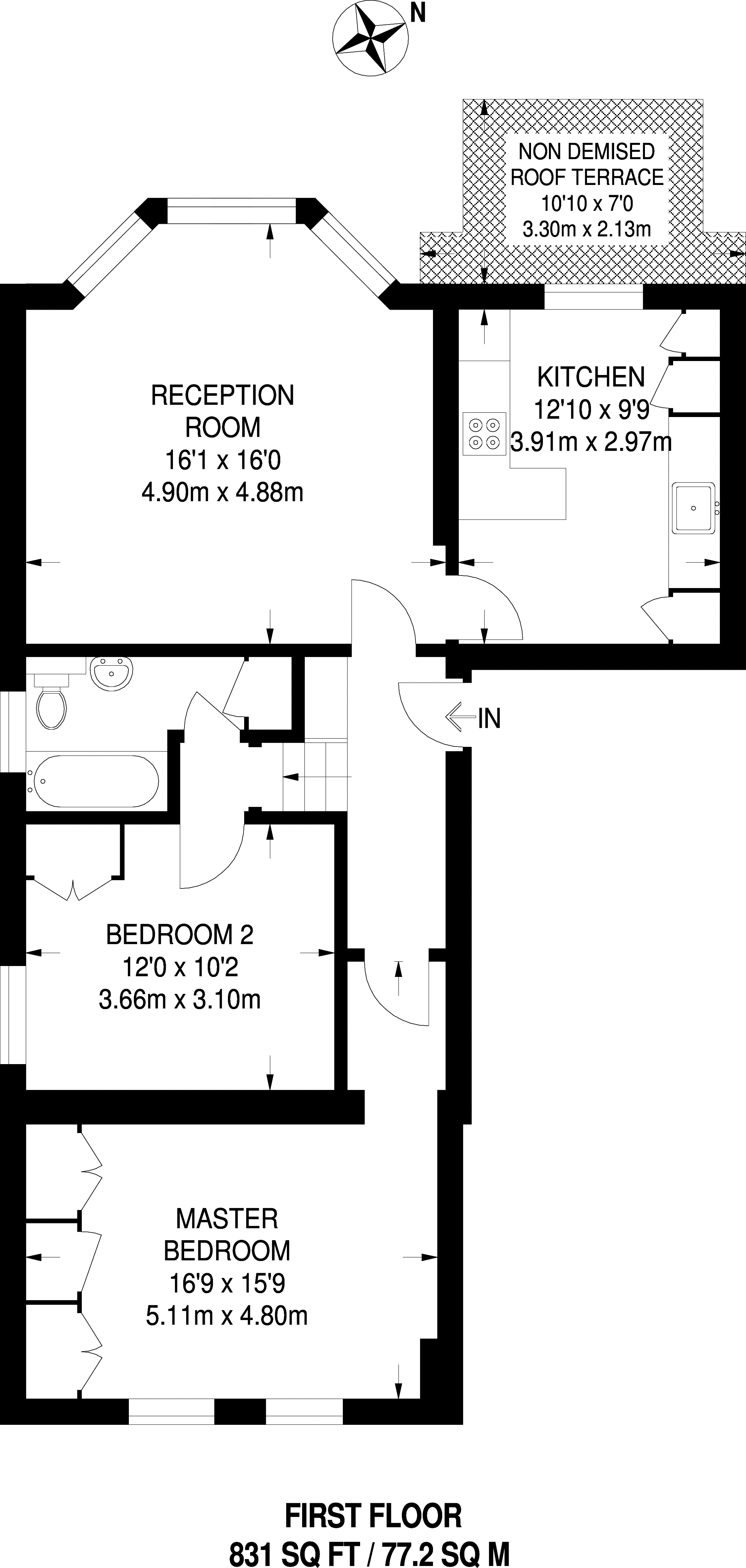 2 Bedrooms Flat to rent in Putney Hill, Putney, London SW15