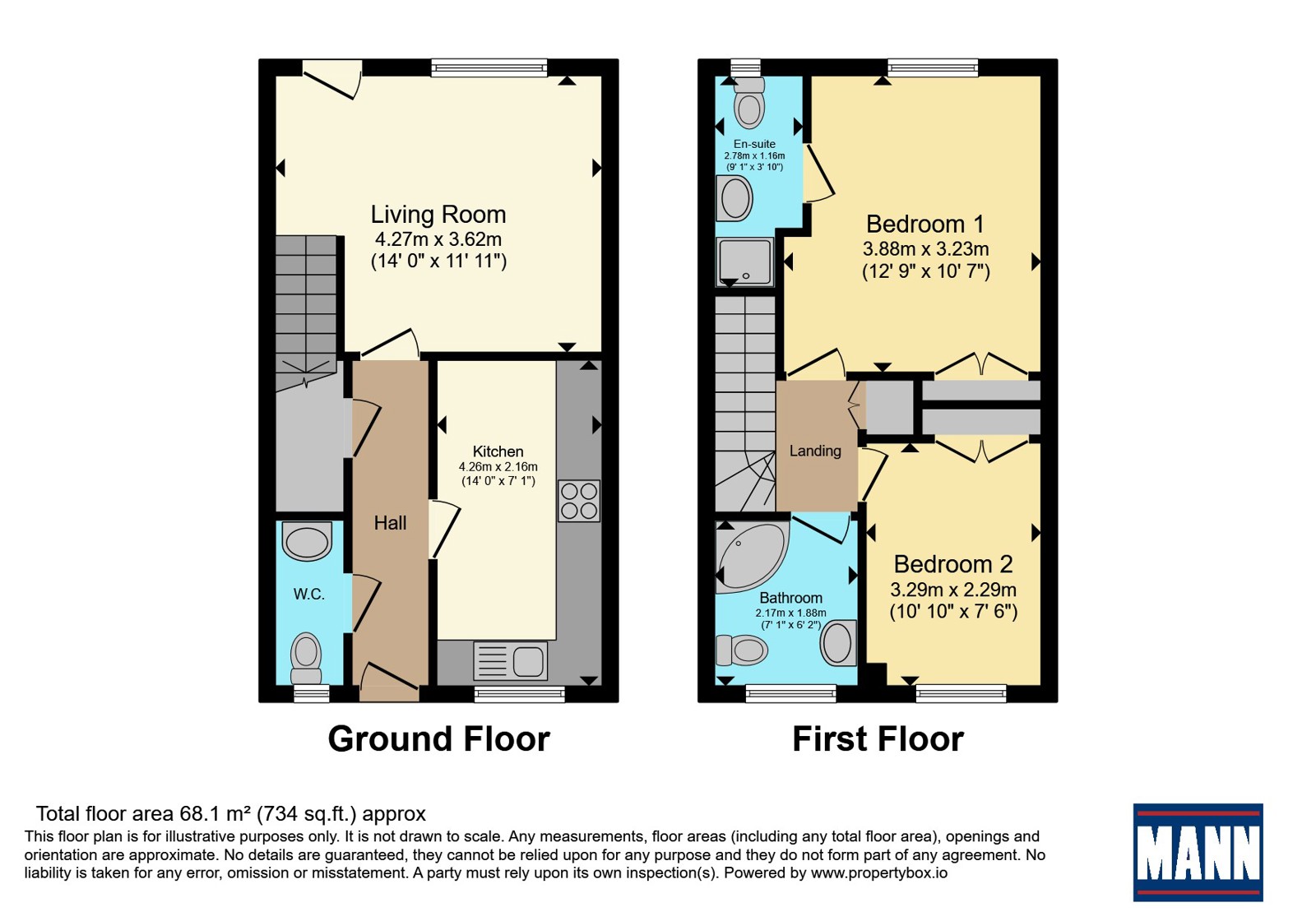 Star Court, Kent floorplan