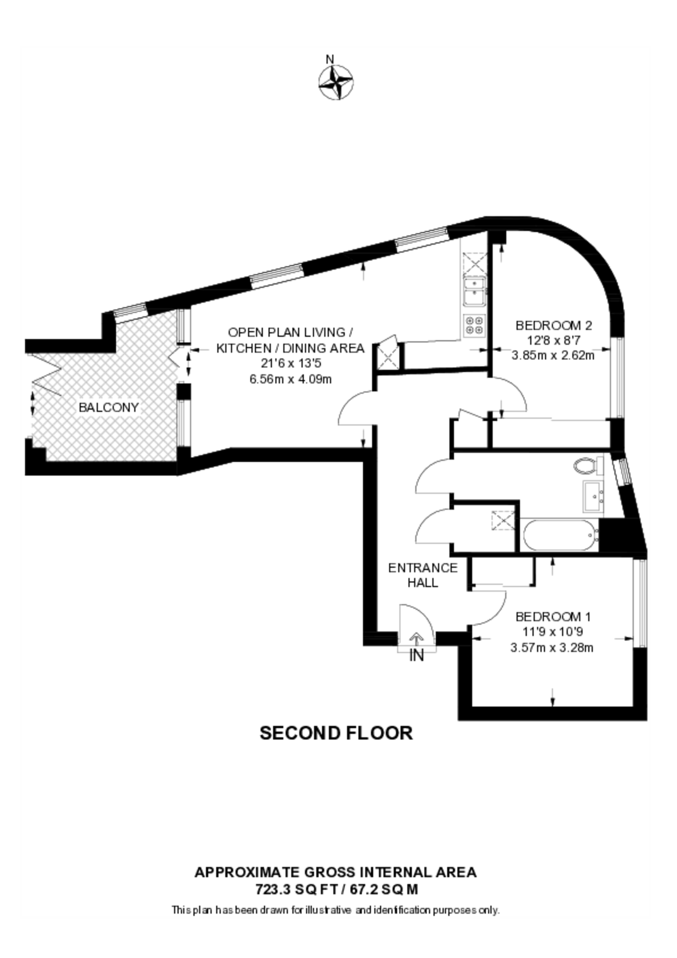 Kenneth Way, Ealing Broadway floorplan