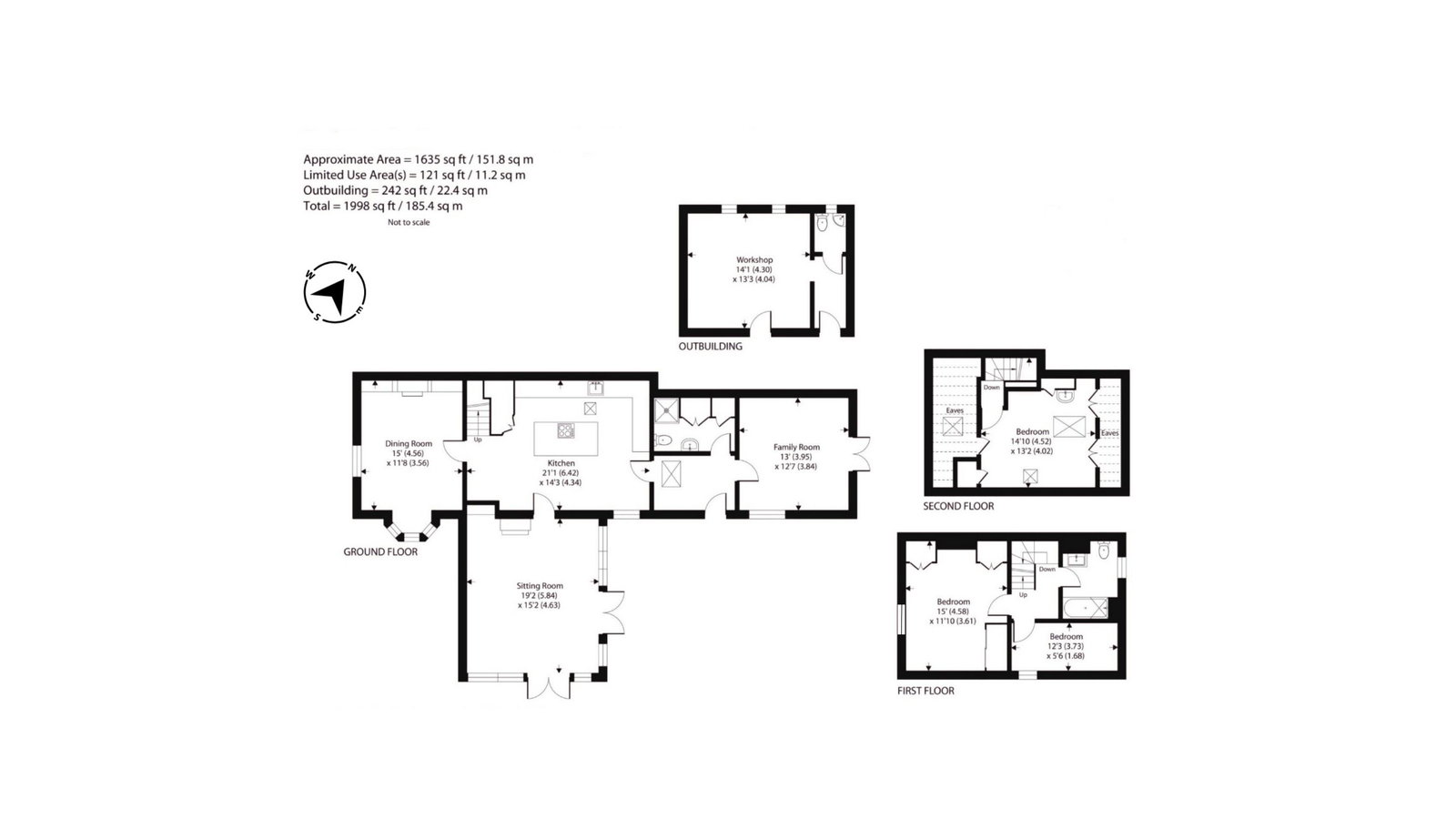 Burntwood Cottages,1, Basingstoke Road, Winchester floorplan