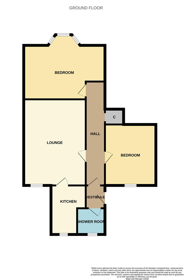 55, Main Street, Leven floorplan