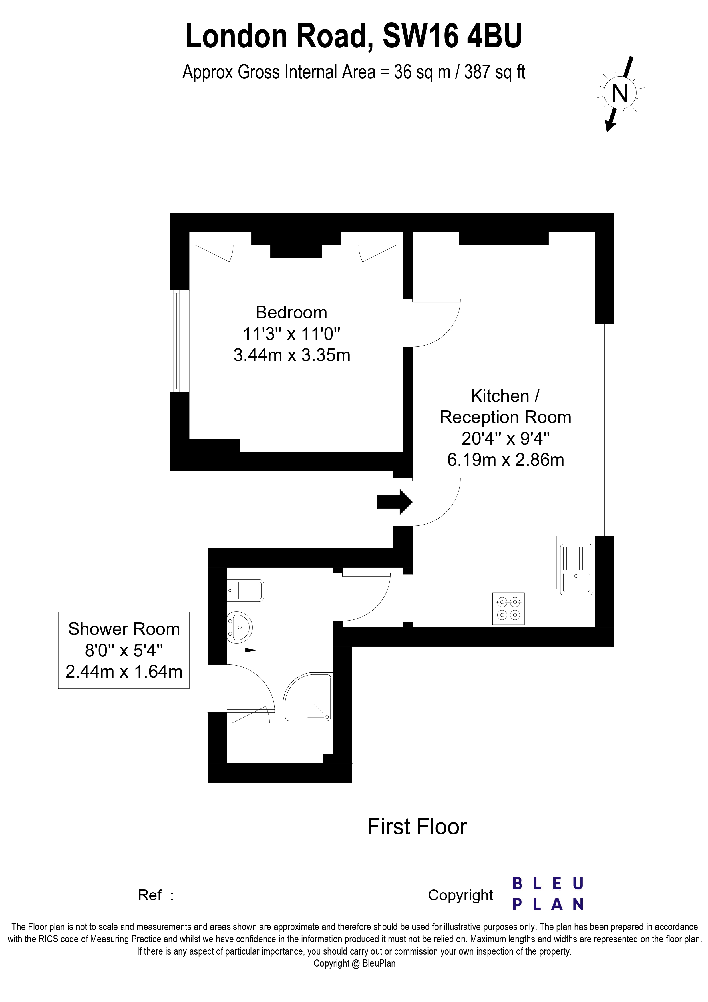 1464A, London Road, London floorplan