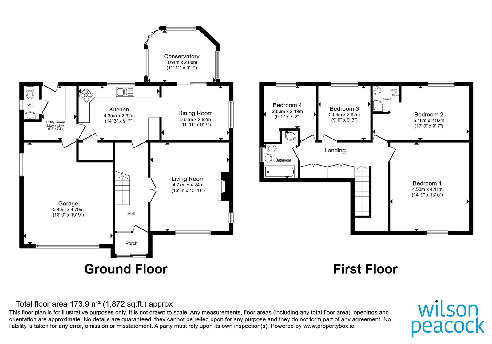 13, Ivy Lane, Bedfordshire floorplan