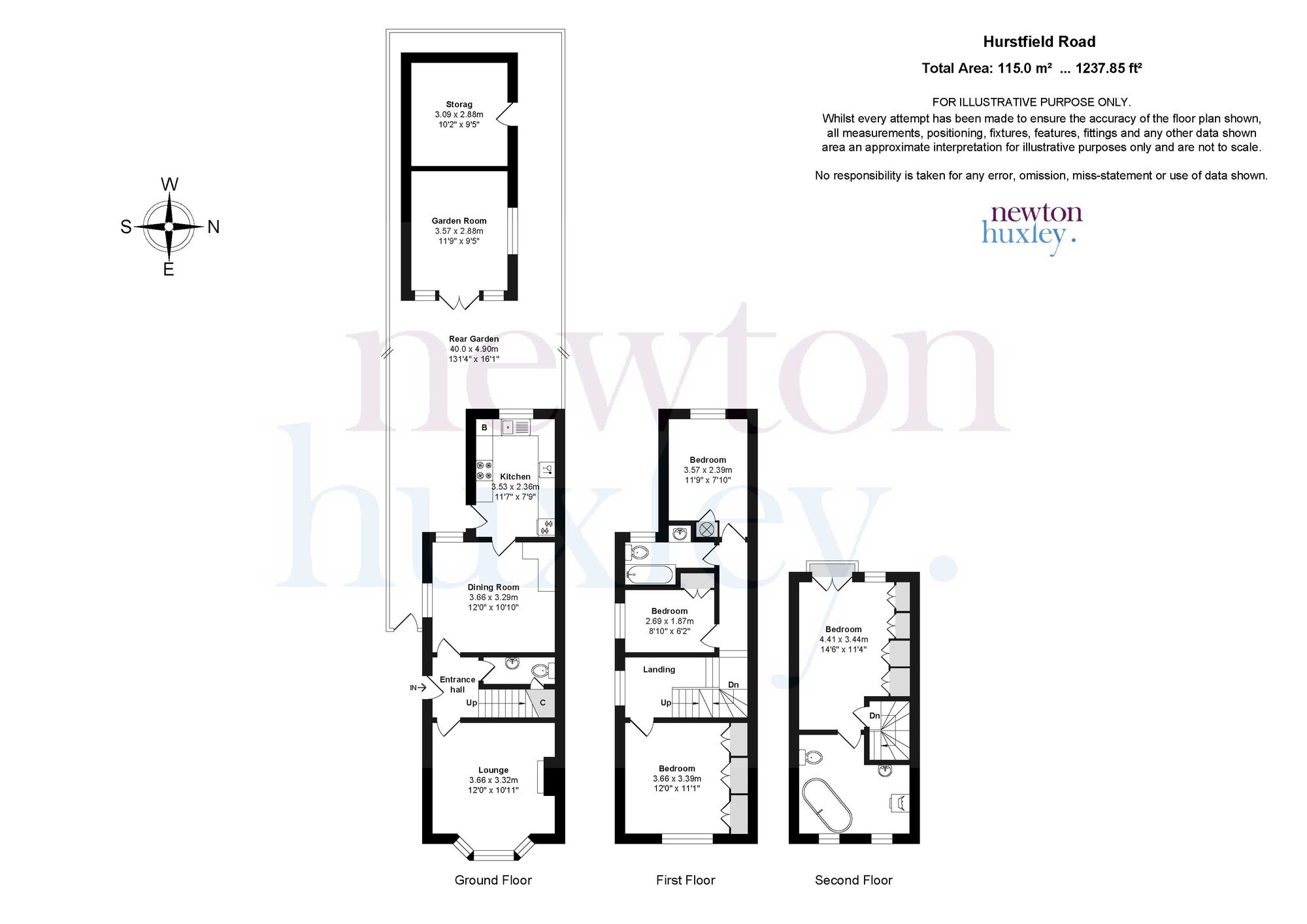Hurstfield Road, West Molesey, KT8 floorplan