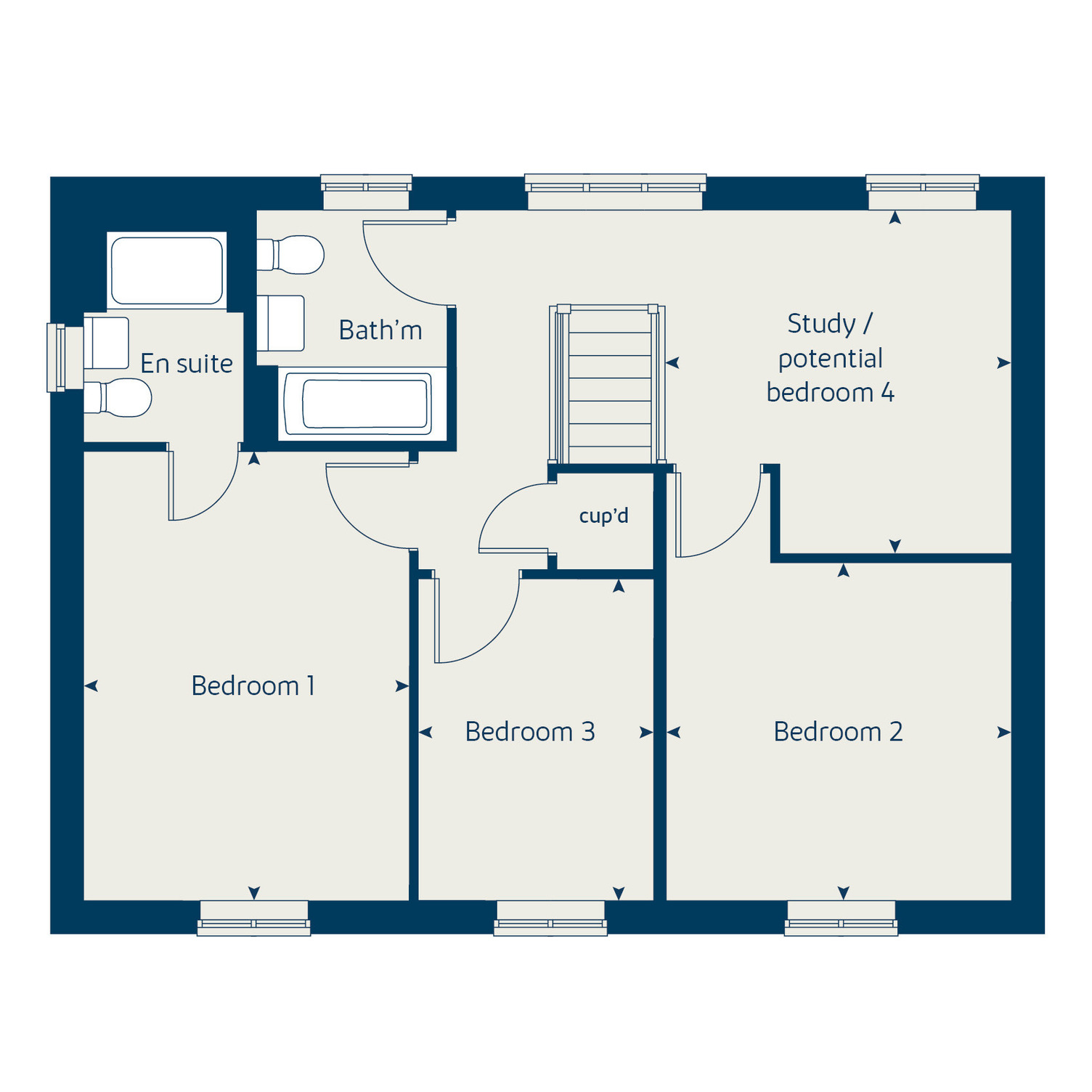 Coventry Road, Bulkington floorplan