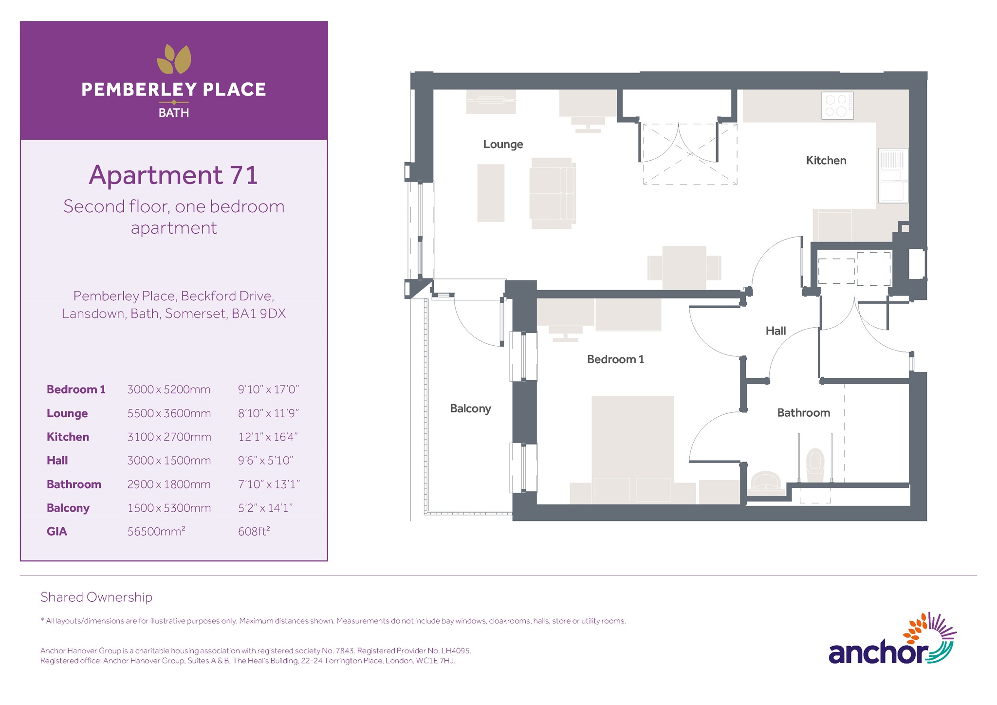 8, Pemberley Place, Beckford Drive, Bath floorplan