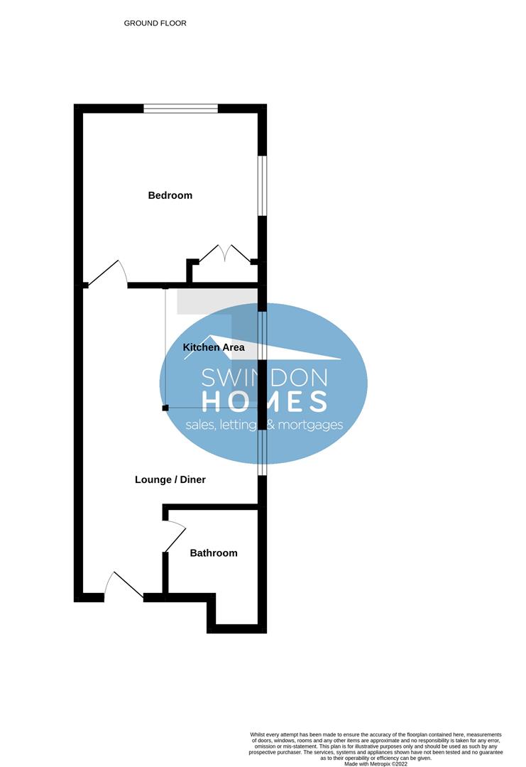 Flat C, 149, County Road, Swindon floorplan