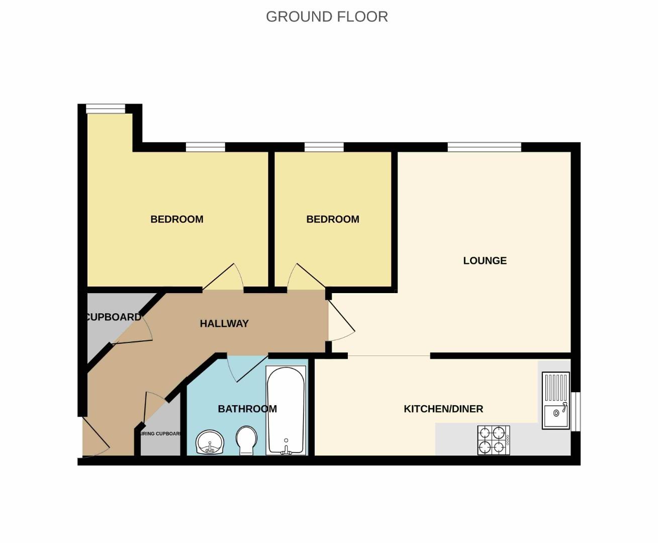 43, Sims Close, Bury floorplan