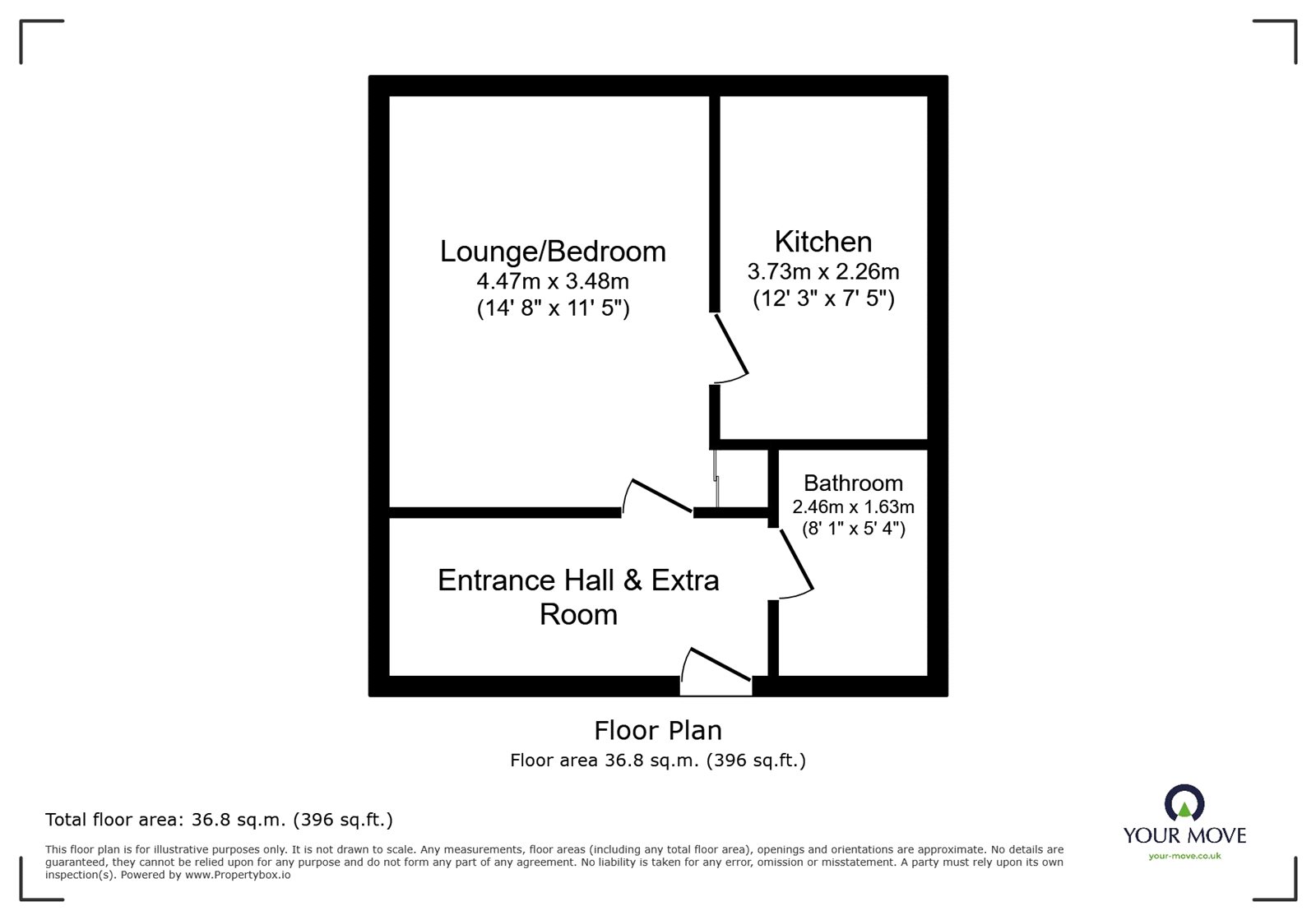 Flat 13, Fareham House,, Marlowes, Hertfordshire floorplan