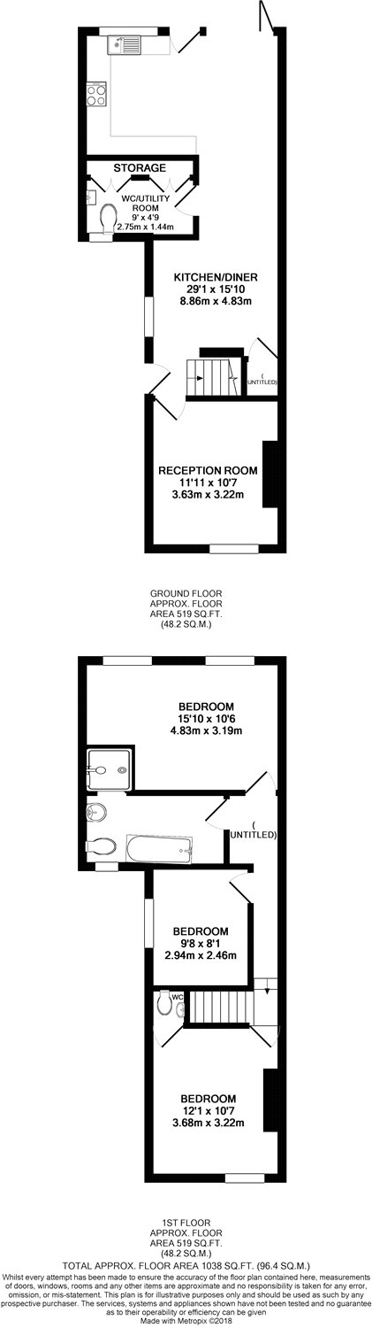 3 Bedrooms Semi-detached house to rent in Grove Road, Chertsey, Surrey KT16