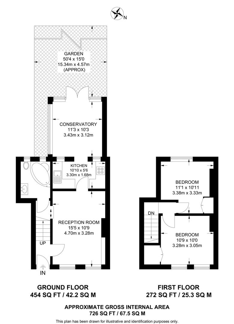 13, James Street, Hounslow floorplan