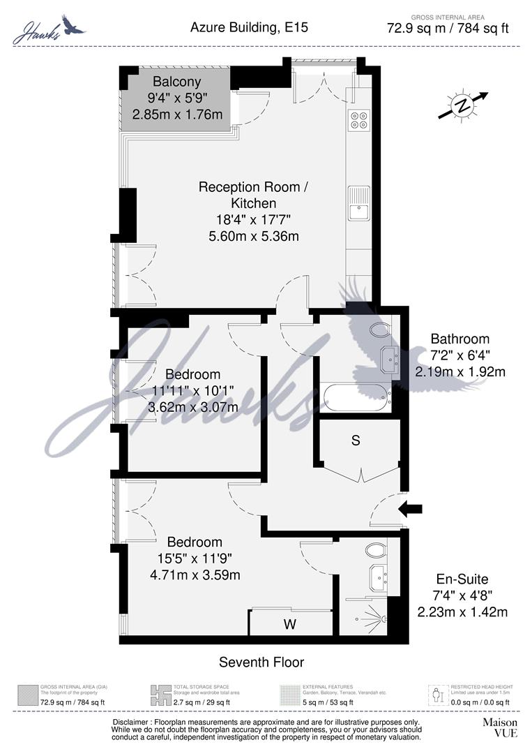 Azure Building, Stratford floorplan