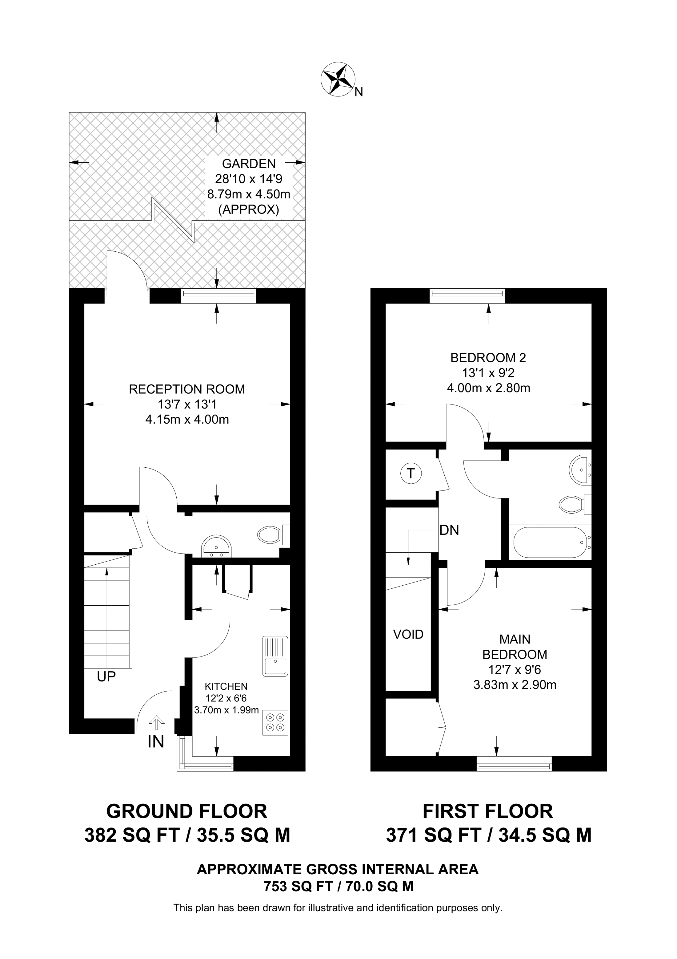 Chandler Way, Peckham floorplan