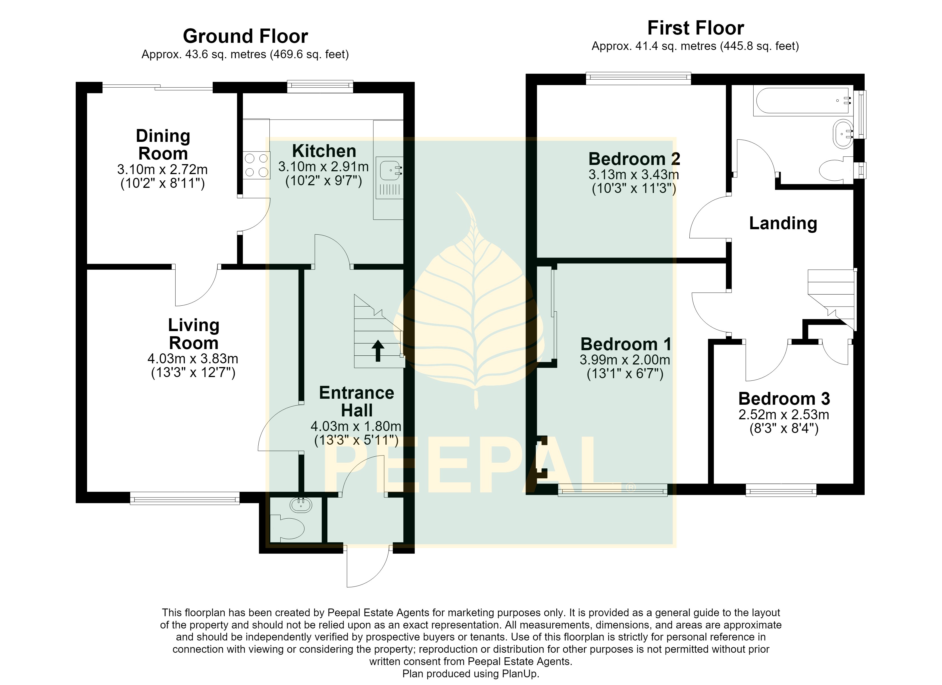 11, Hereford Road, Maidstone floorplan