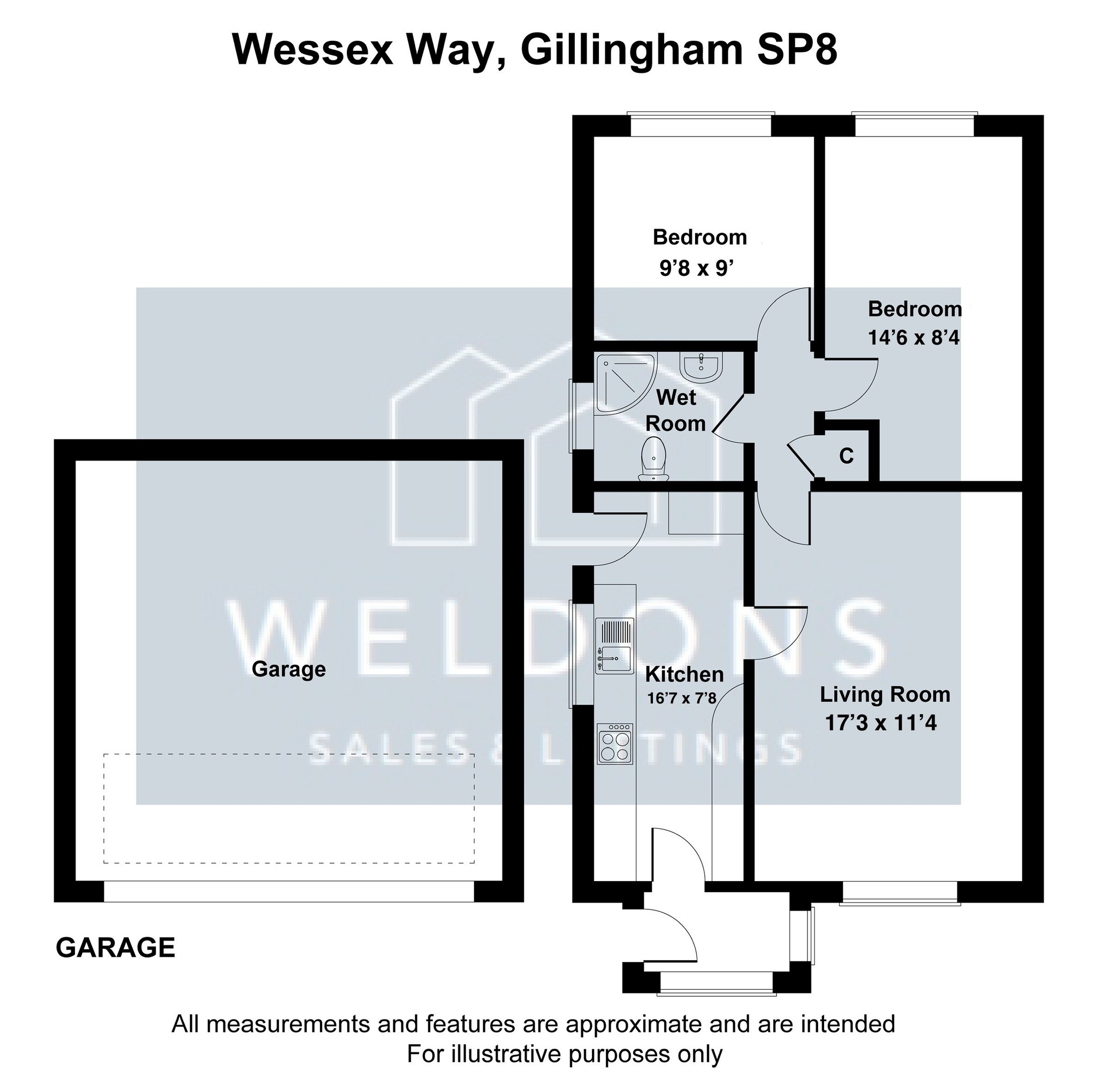 44 Wessex Way, Gillingham floorplan