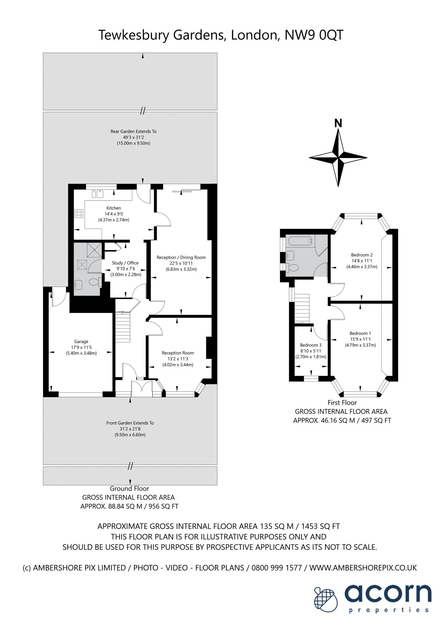 16, Tewkesbury Gardens, London floorplan