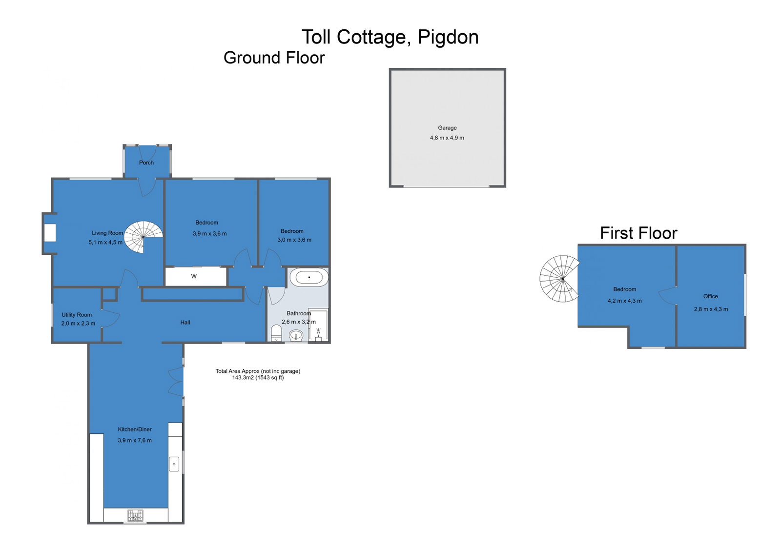 Toll Cottage, Morpeth floorplan