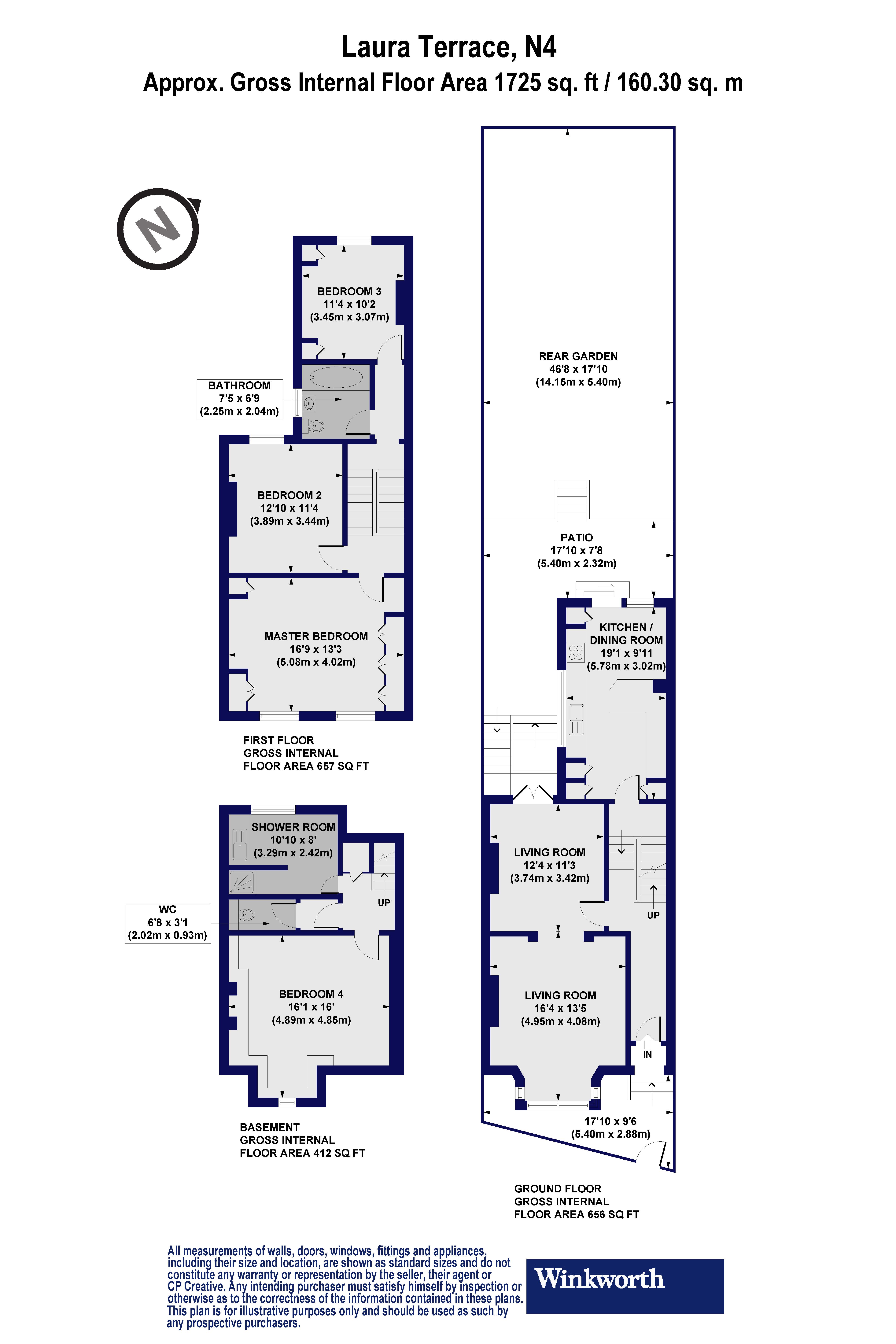 1, Laura Terrace, London floorplan