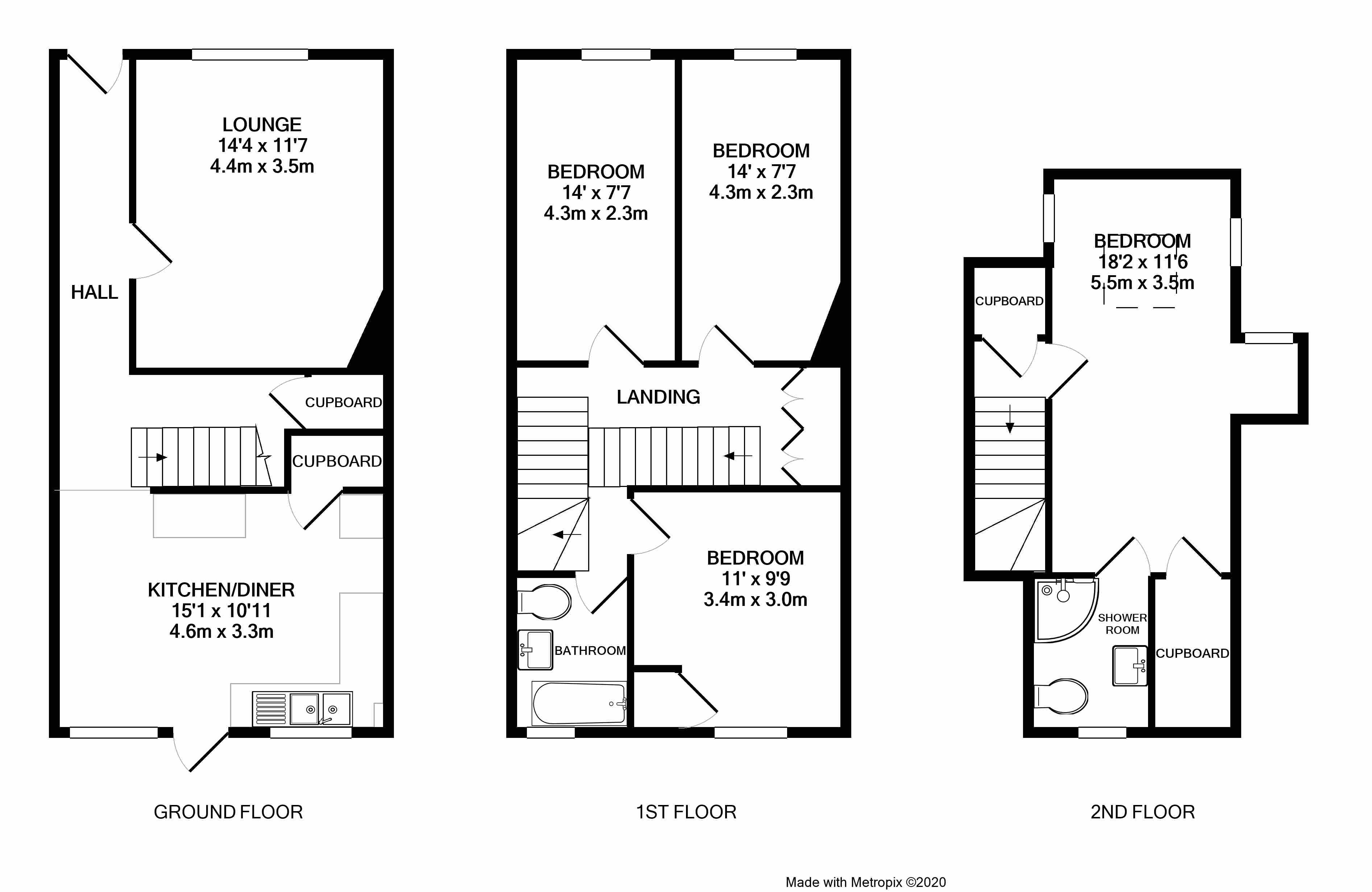 3a, Selbourne Road, Littlehampton floorplan