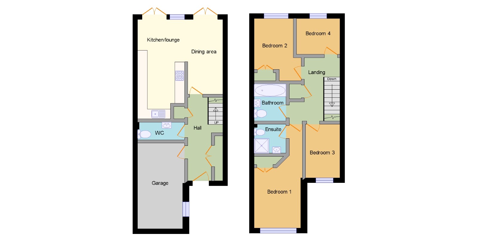 4 Bedrooms Terraced house for sale in Bluebell Walk, The Village, Cumbernauld, North Lanarkshire G67