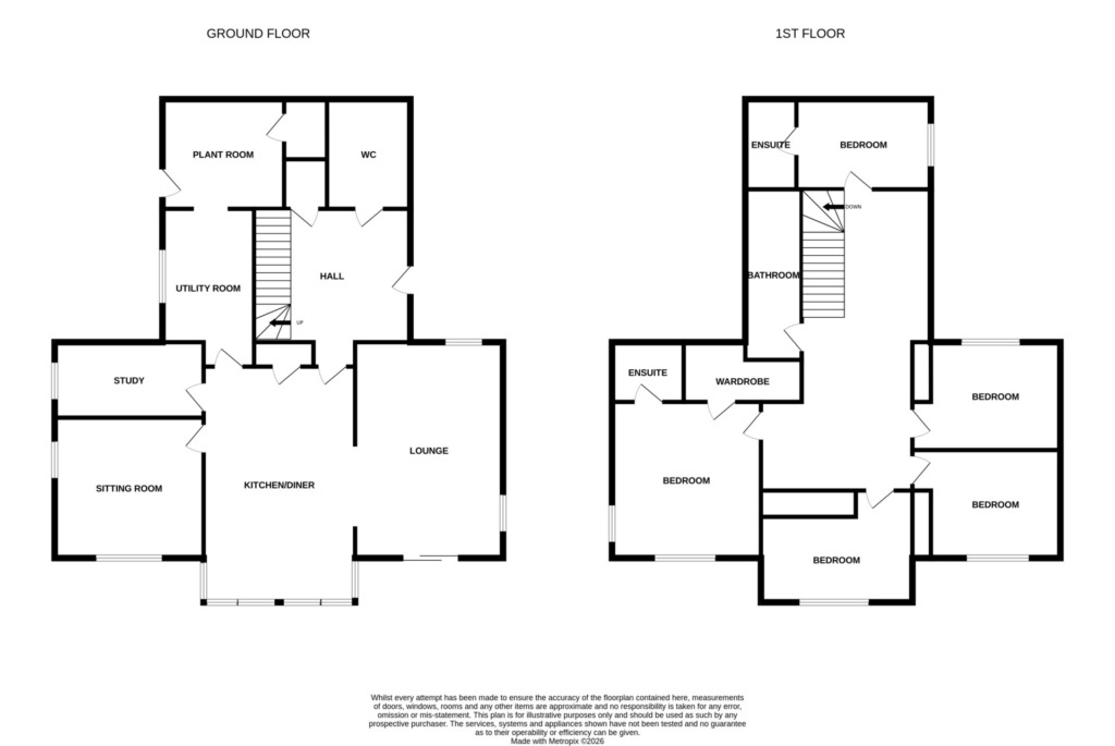 Ty Blodau Gwyn, Fort William floorplan