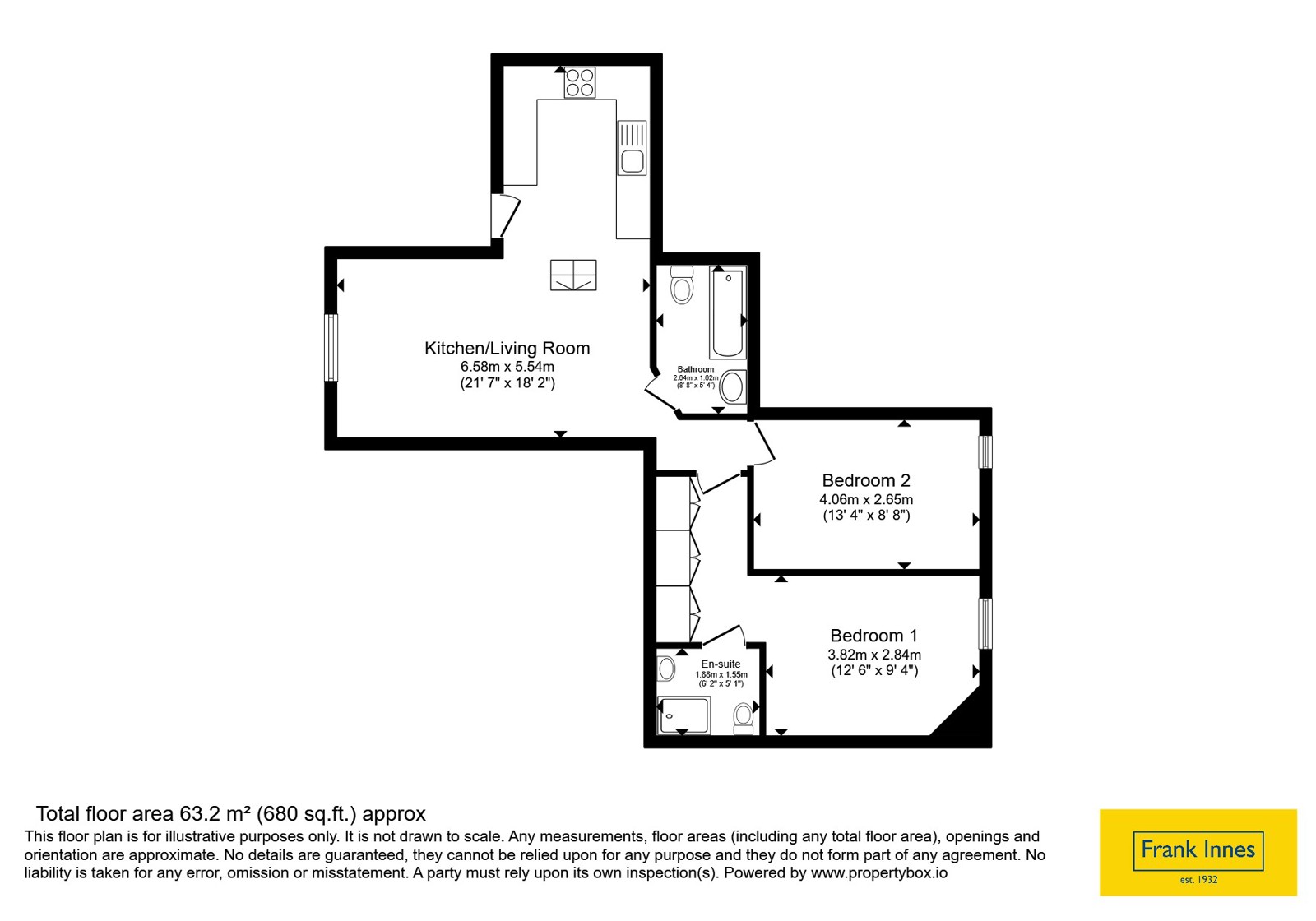 Apartment 34, Hounds Gate Court, 14, Hounds Gate, Nottinghamshire floorplan