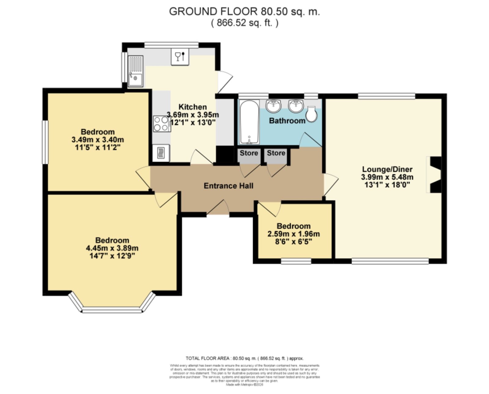 27, Elm Grove, Kent floorplan