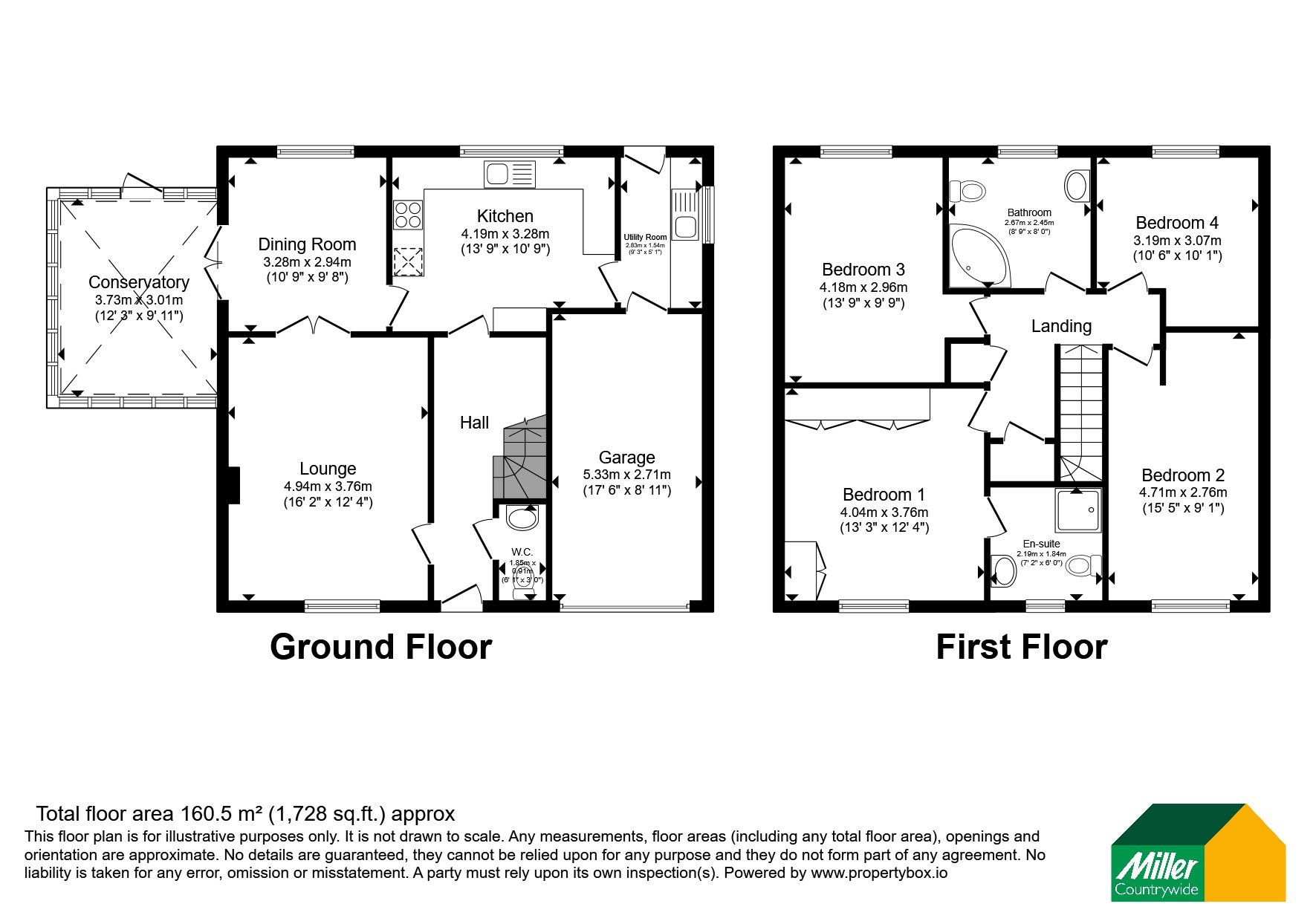 4, The Willows, St. Austell floorplan