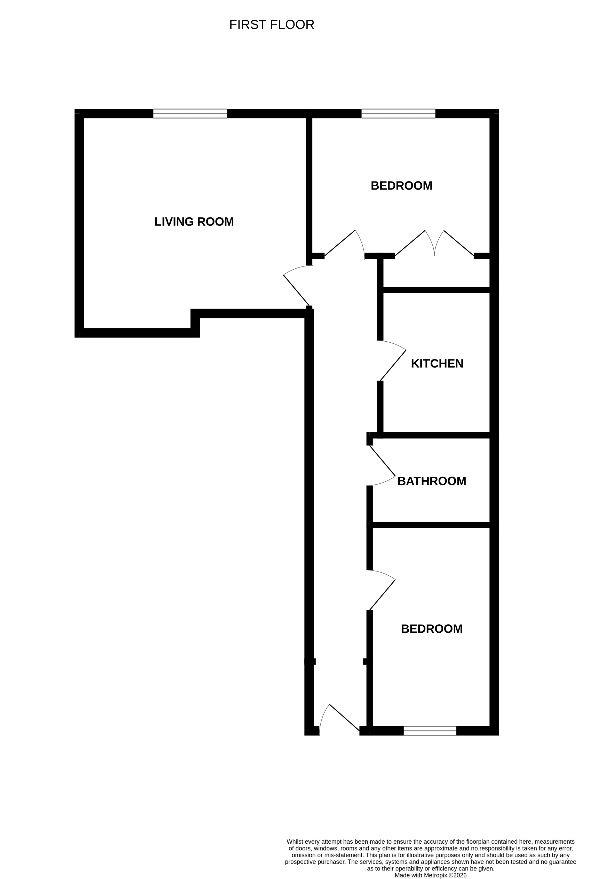 100B, High Street, Cowdenbeath floorplan