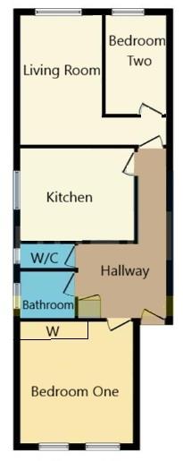 Flat 3, Surrey Court, 104 Richmond Road, Southampton floorplan