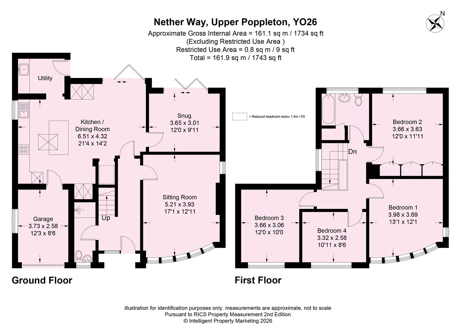 5, Nether Way, York floorplan