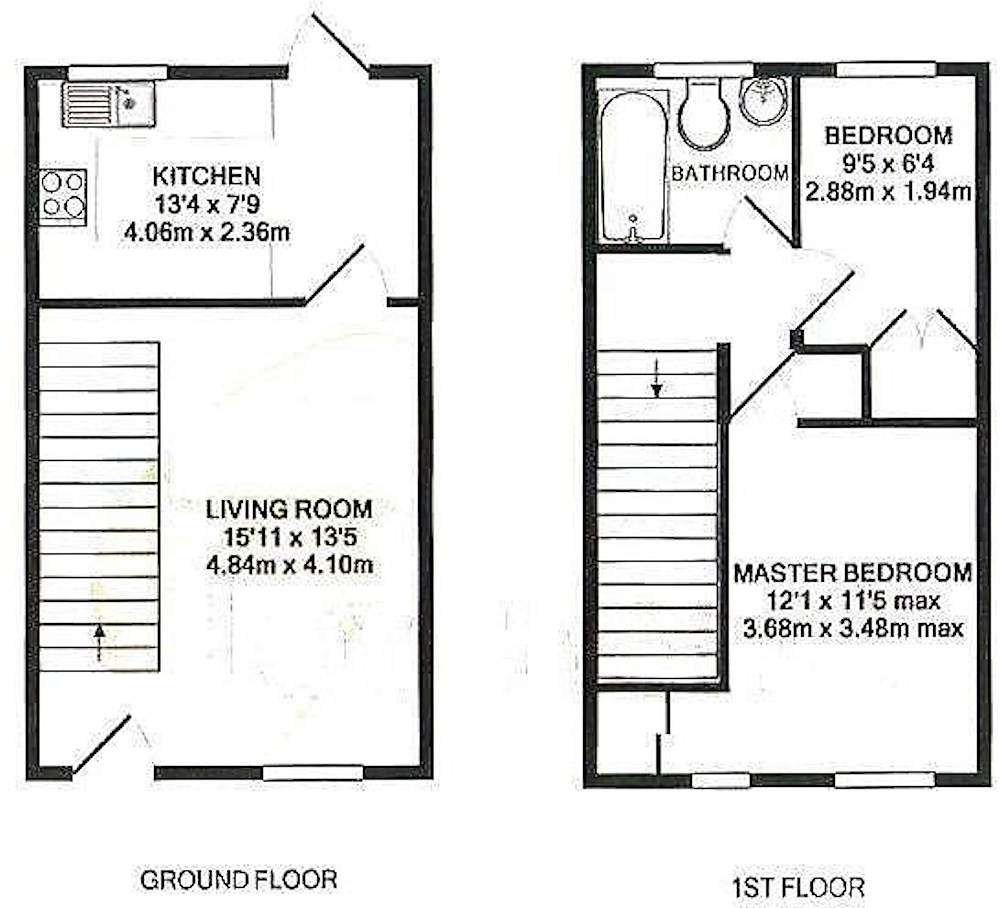 2 Bedrooms Terraced house for sale in Goldsworth Park, Woking, Surrey GU21