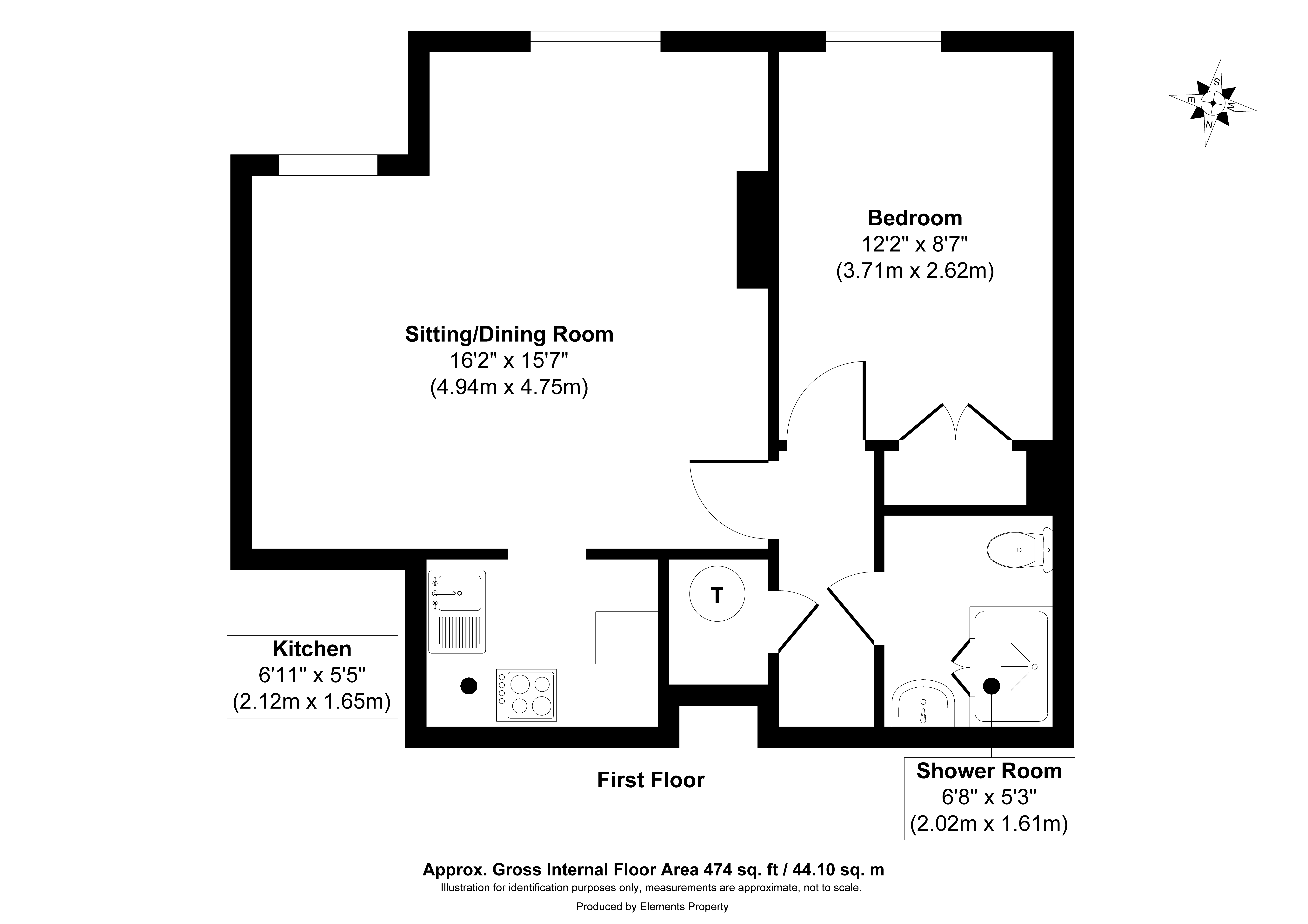 31, Bredon Court, Broadway floorplan