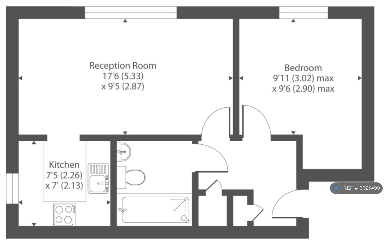 Flat, Harvest Way, Witney floorplan