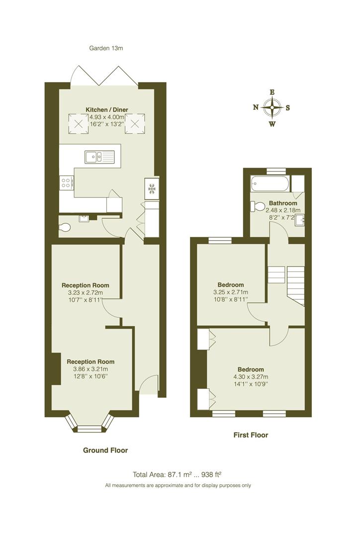 43, Carnarvon Road, South Woodford floorplan