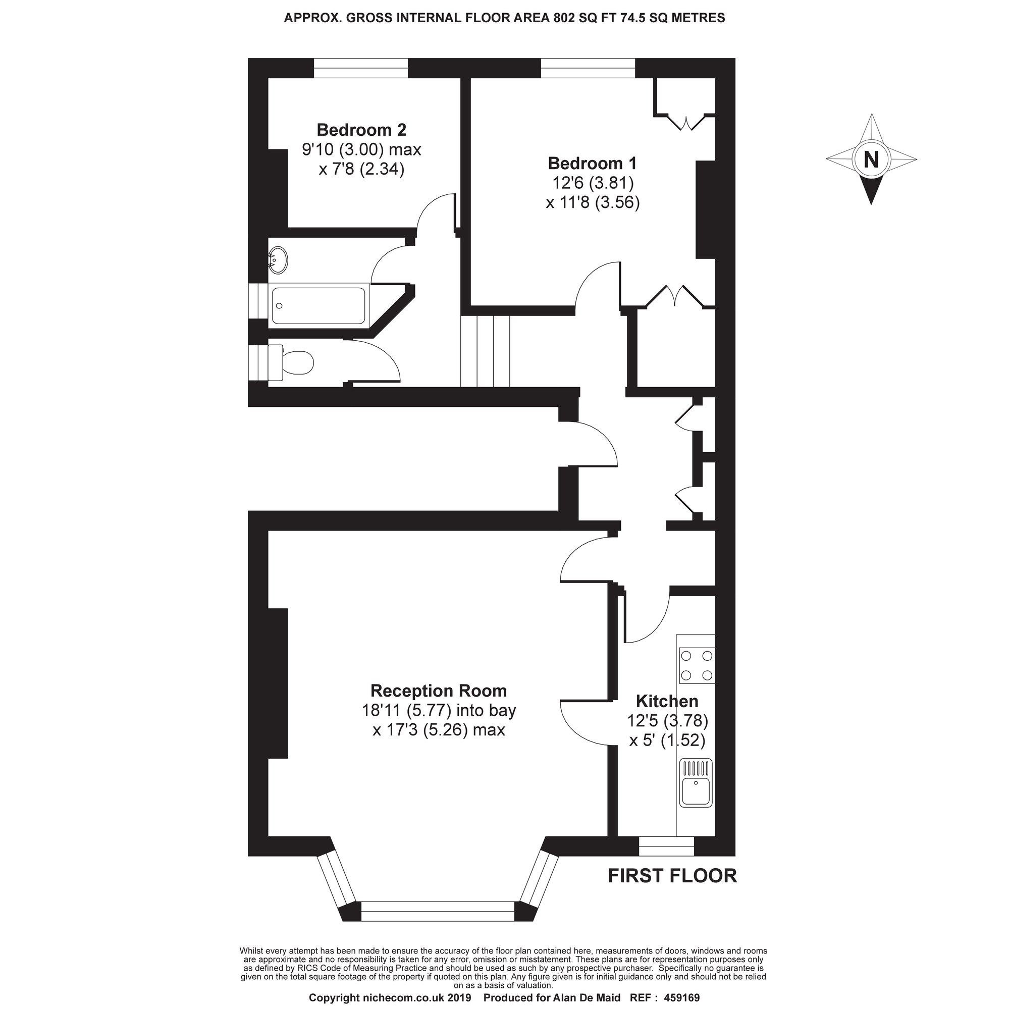 2 Bedrooms Flat to rent in 4 Hammelton Road, Bromley BR1