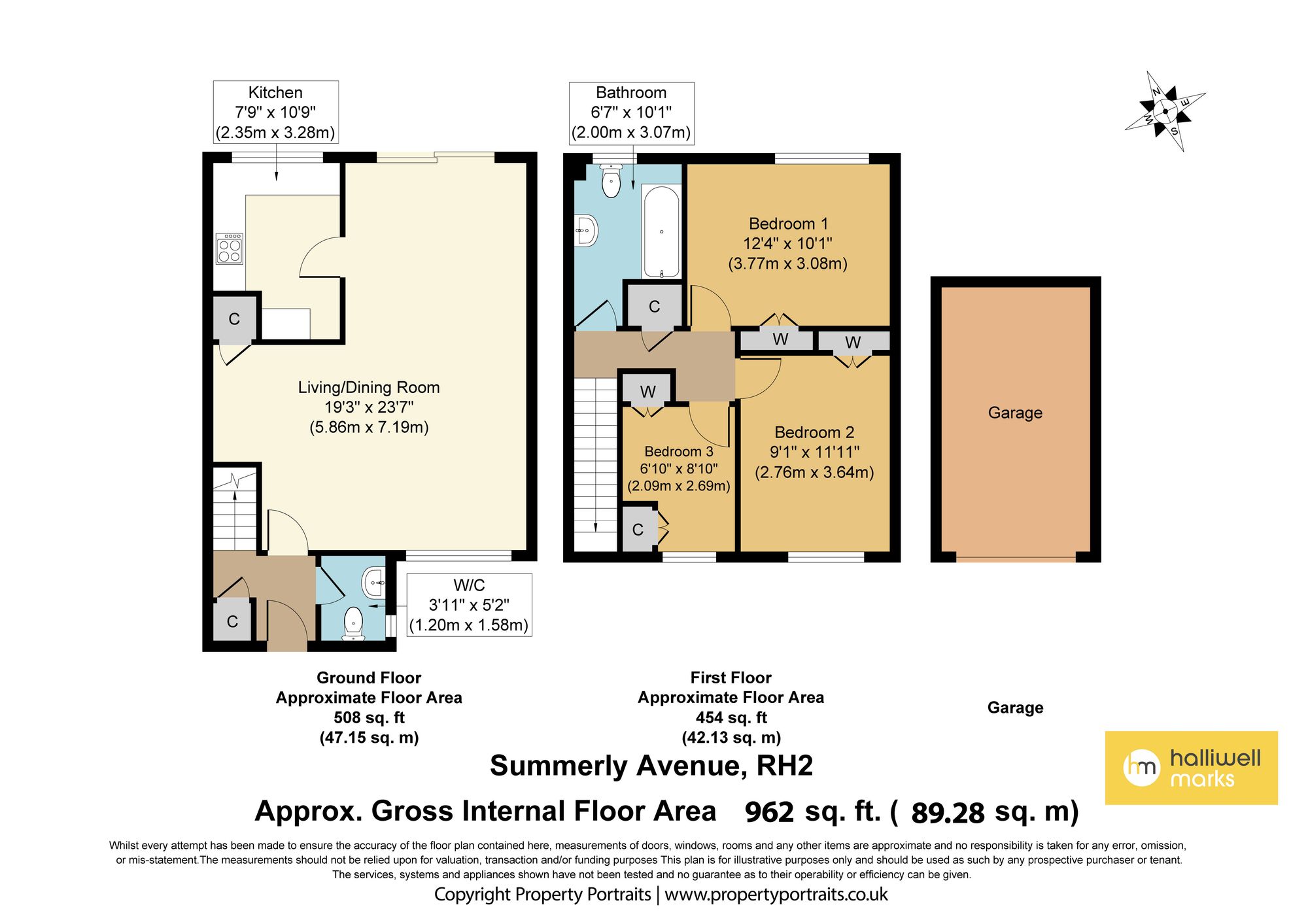 22 Summerly Avenue, Reigate floorplan