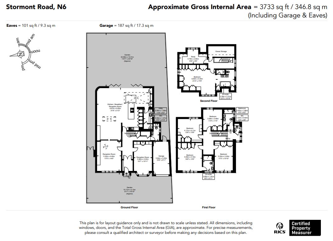5, Stormont Road, Highgate floorplan